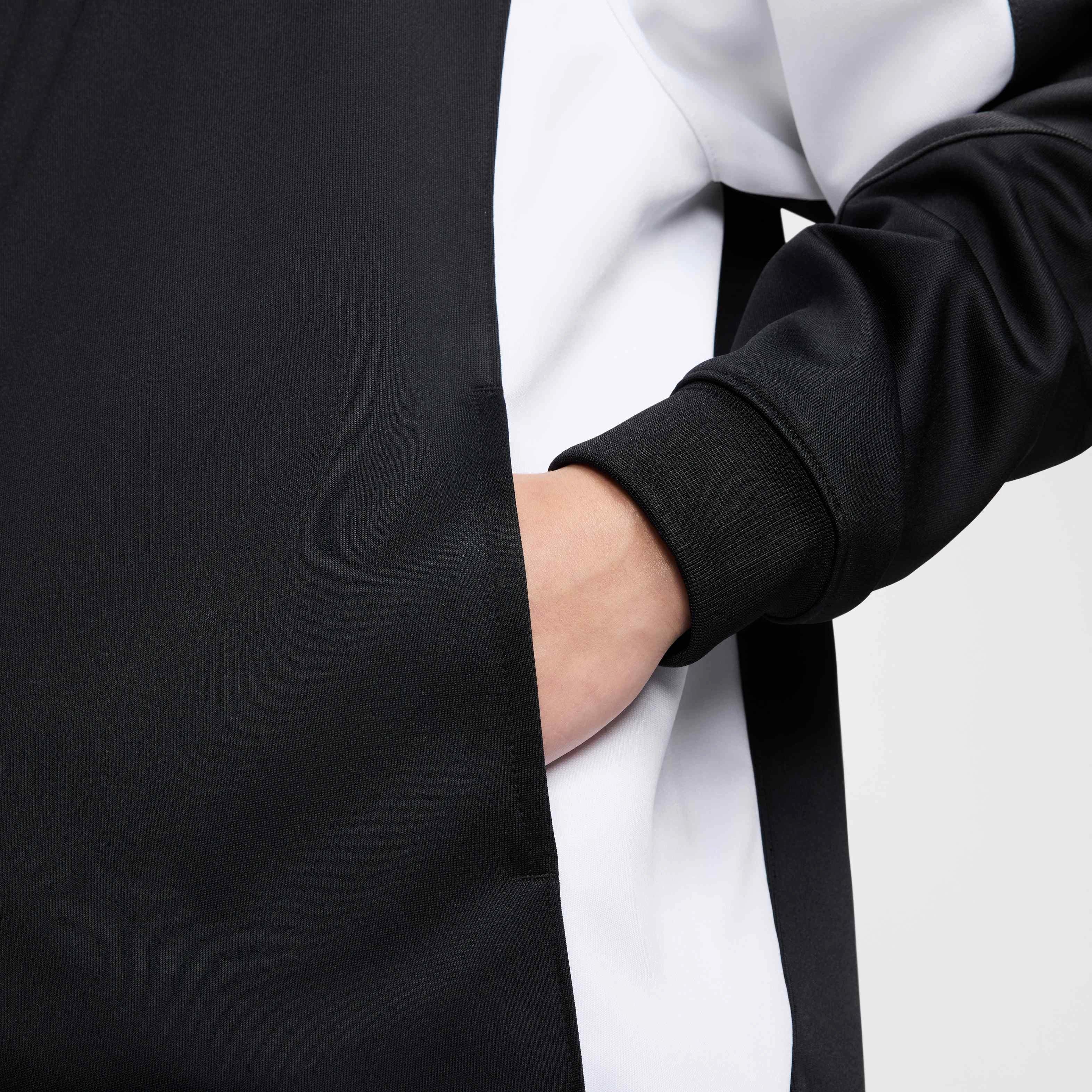 Nike Air Men's Poly-Knit Full-Zip​ Jacket - BLACK Thumbnail View 5