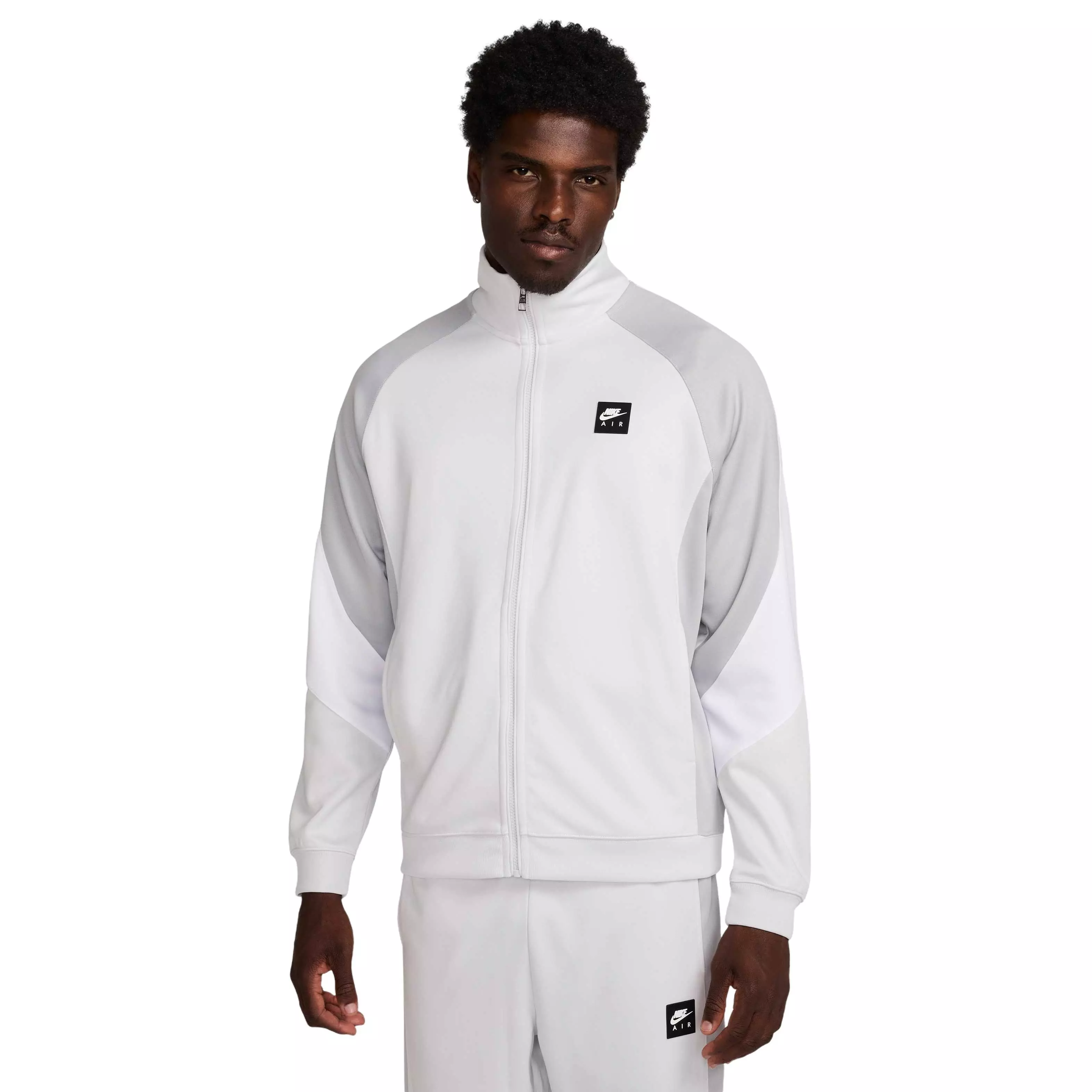 Nike Air Men's Poly-Knit Full-Zip​ Jacket - GREY
