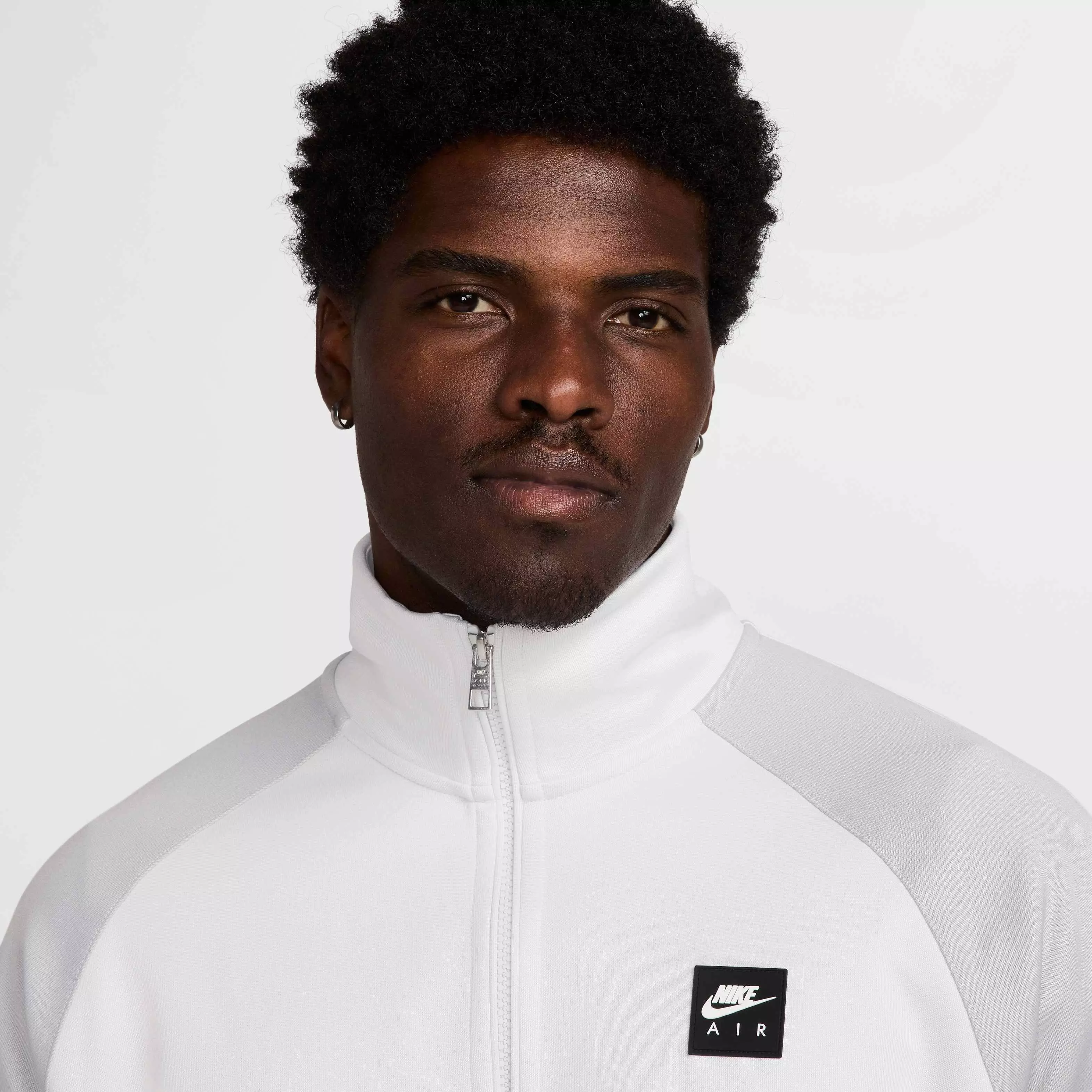 Nike Air Men's Poly-Knit Full-Zip​ Jacket - GREY