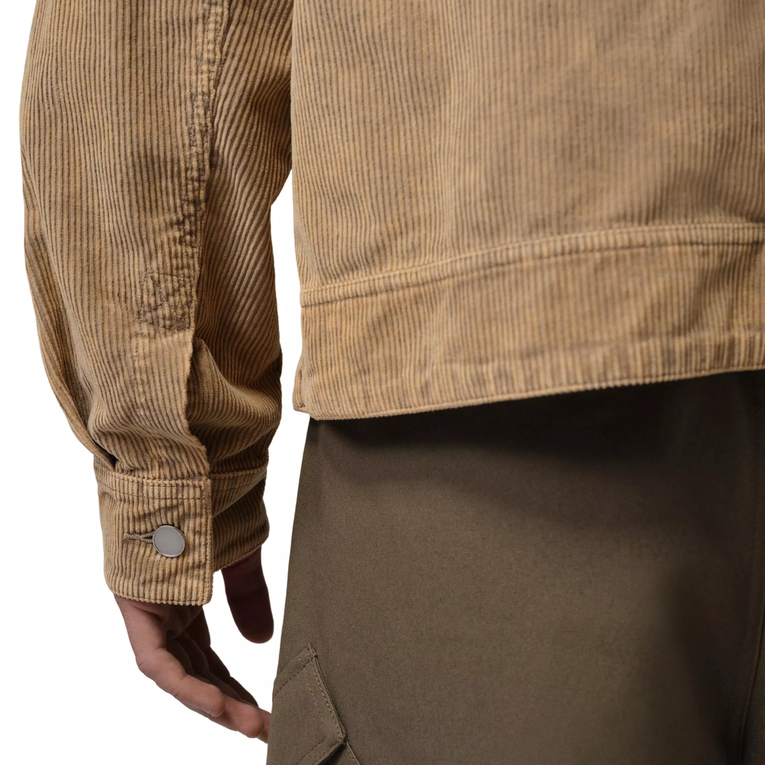 Jordan Men's Flight Corduroy Chore Jacket - BROWN