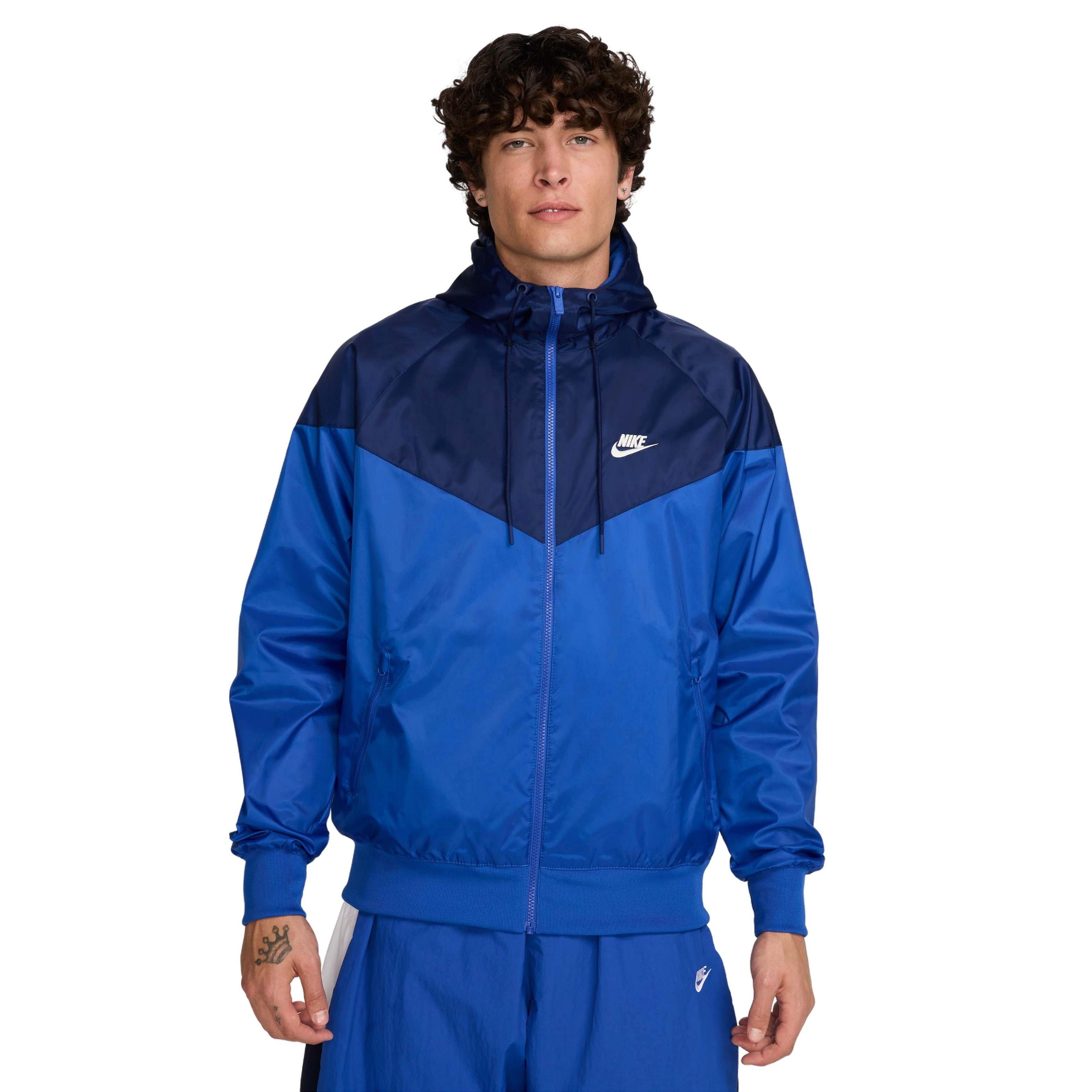 Nike Men's Sportswear Windrunner Hooded Jacket - ROYAL Thumbnail View 1