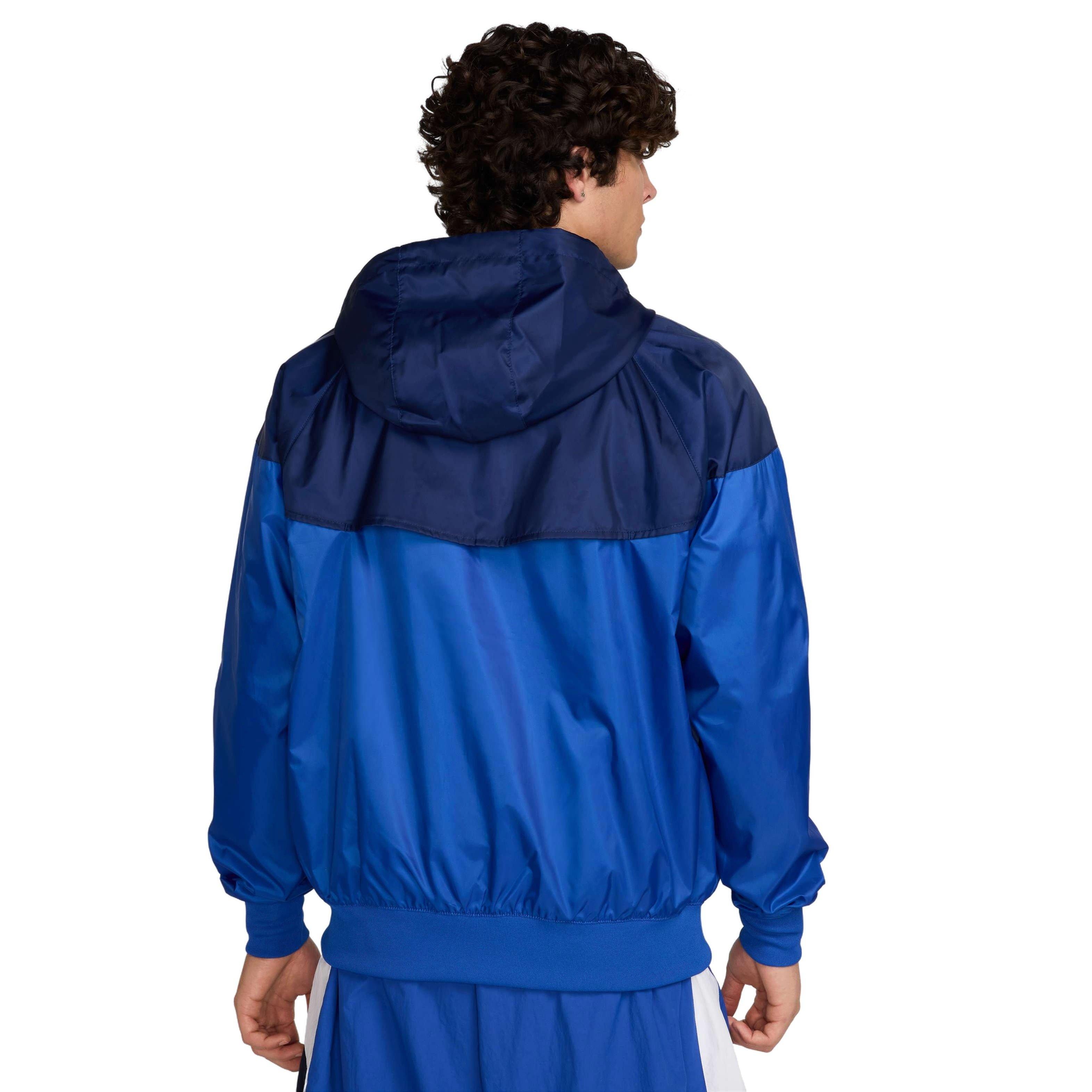 Nike Men's Sportswear Windrunner Hooded Jacket - ROYAL Thumbnail View 2