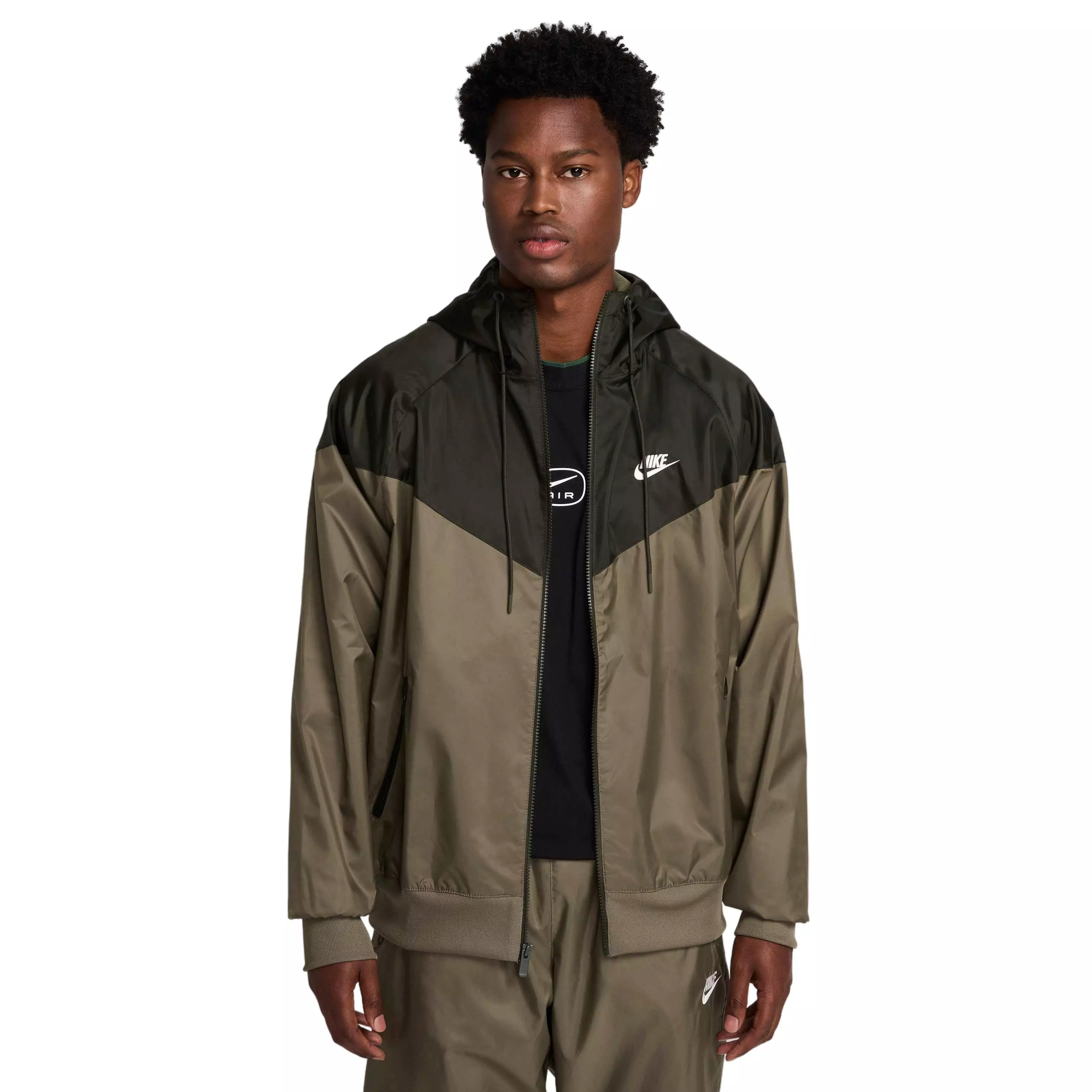 Nike Men's Sportswear Windrunner Hooded Jacket - OLIVE