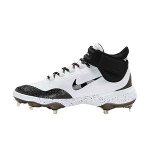 Nike Alpha Huarache Elite 4 Mid "White/Black" Men's Baseball Cleat