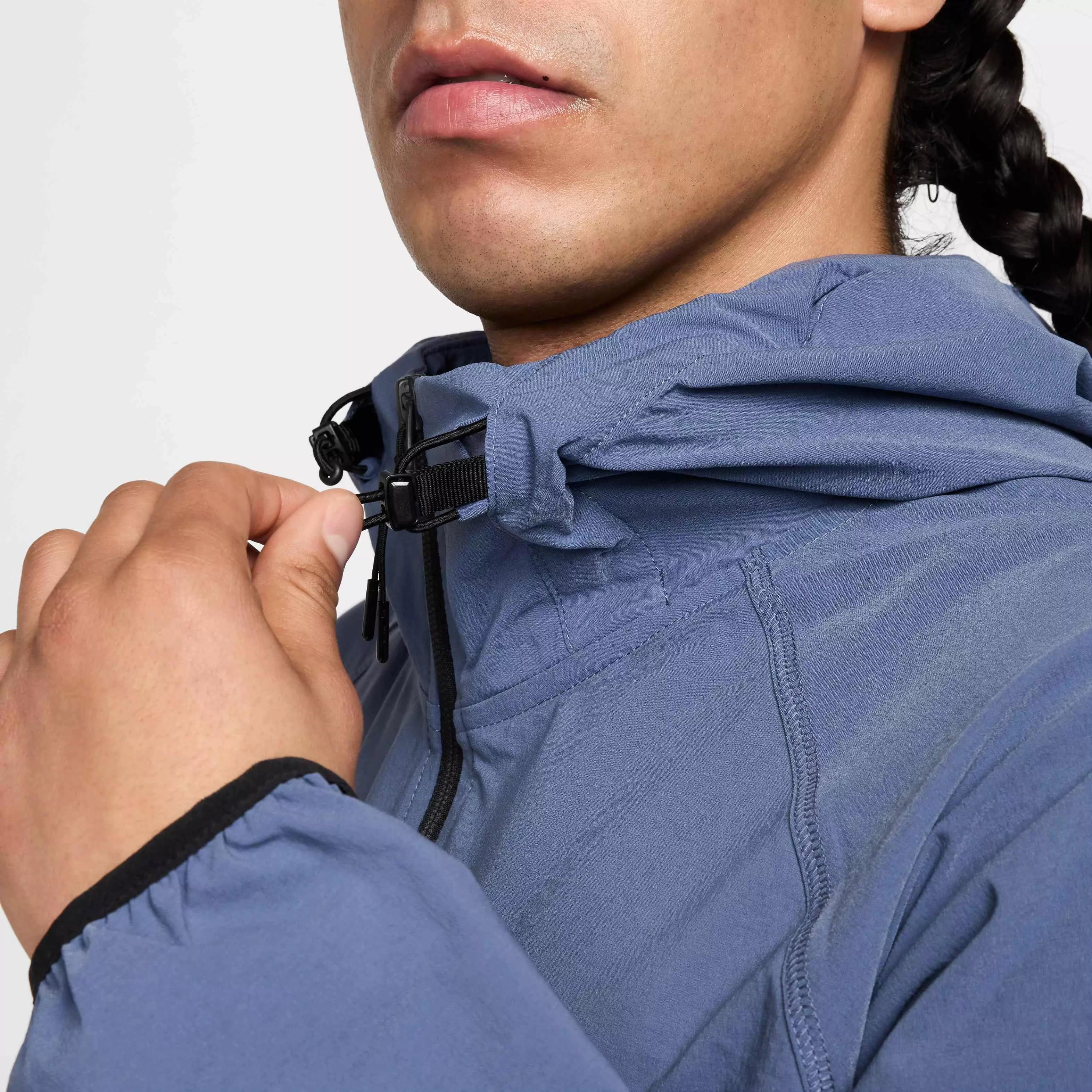 Nike Men's Tech​ Woven Full Zip Jacket - BLUE