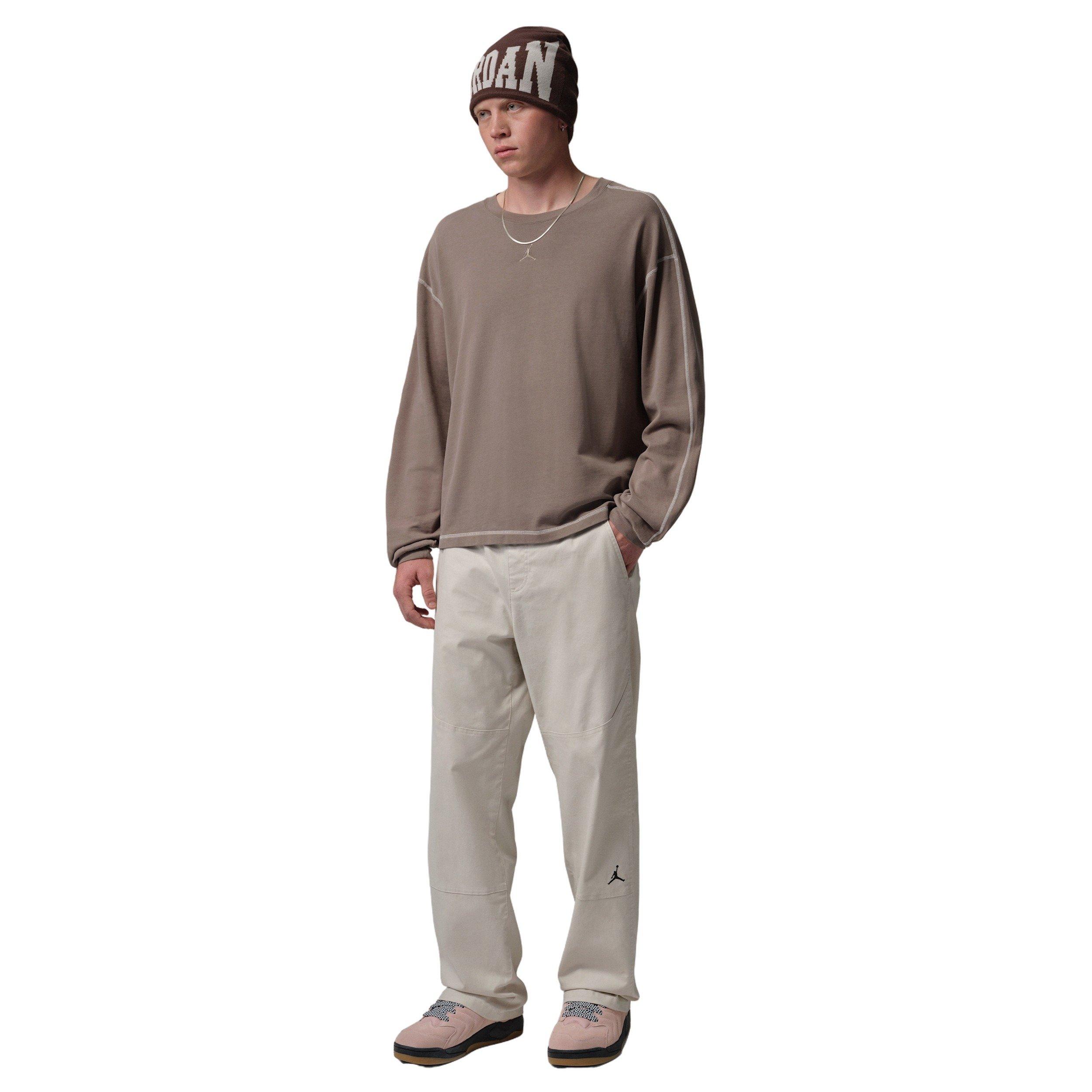 Jordan Men's Flight Heavyweight Long-Sleeved Shirt - BROWN Thumbnail View 5