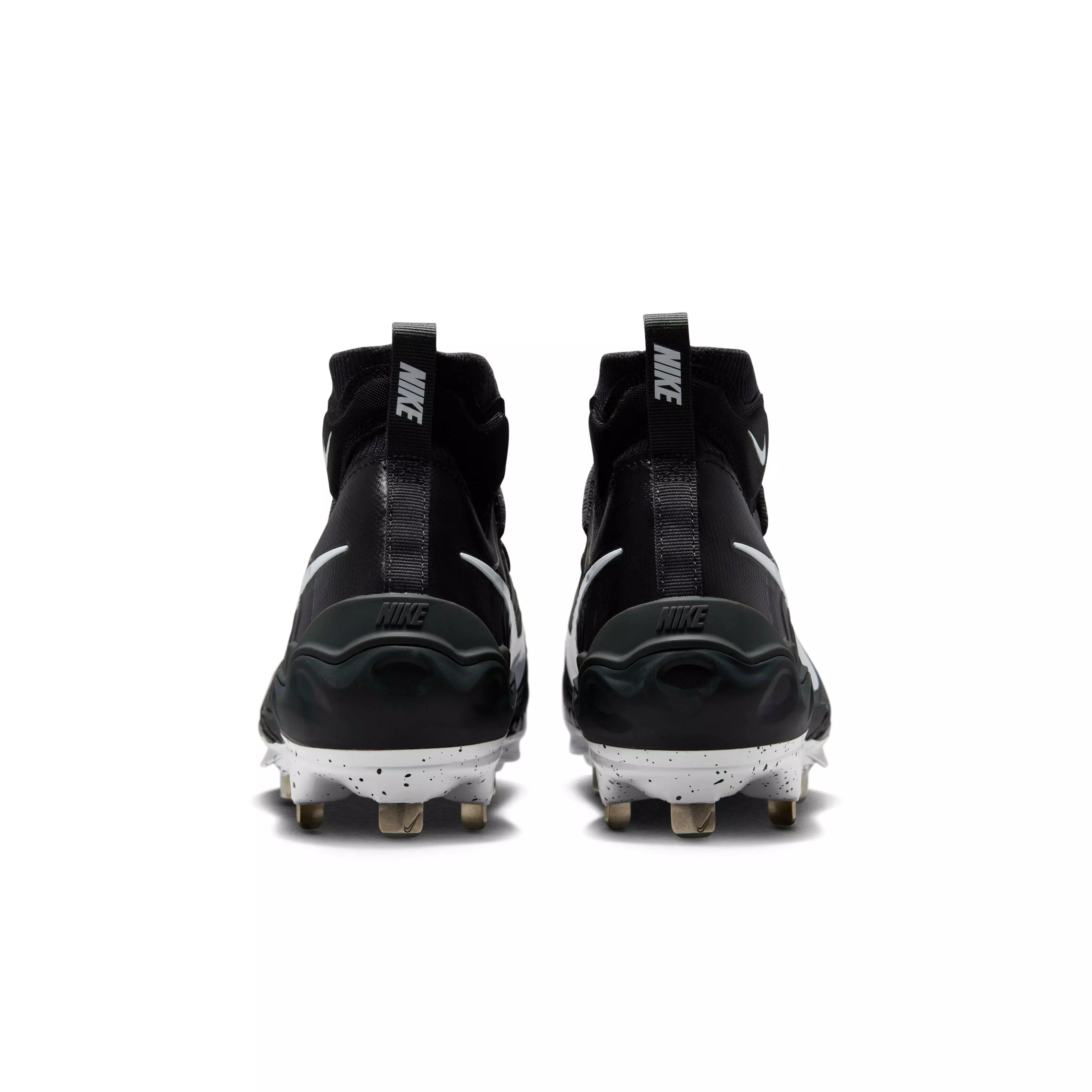 Nike Alpha Huarache NXT "Black/Dark Smoke Grey/White" Men's Baseball Cleat - BLACK/DK GREY/WHITE