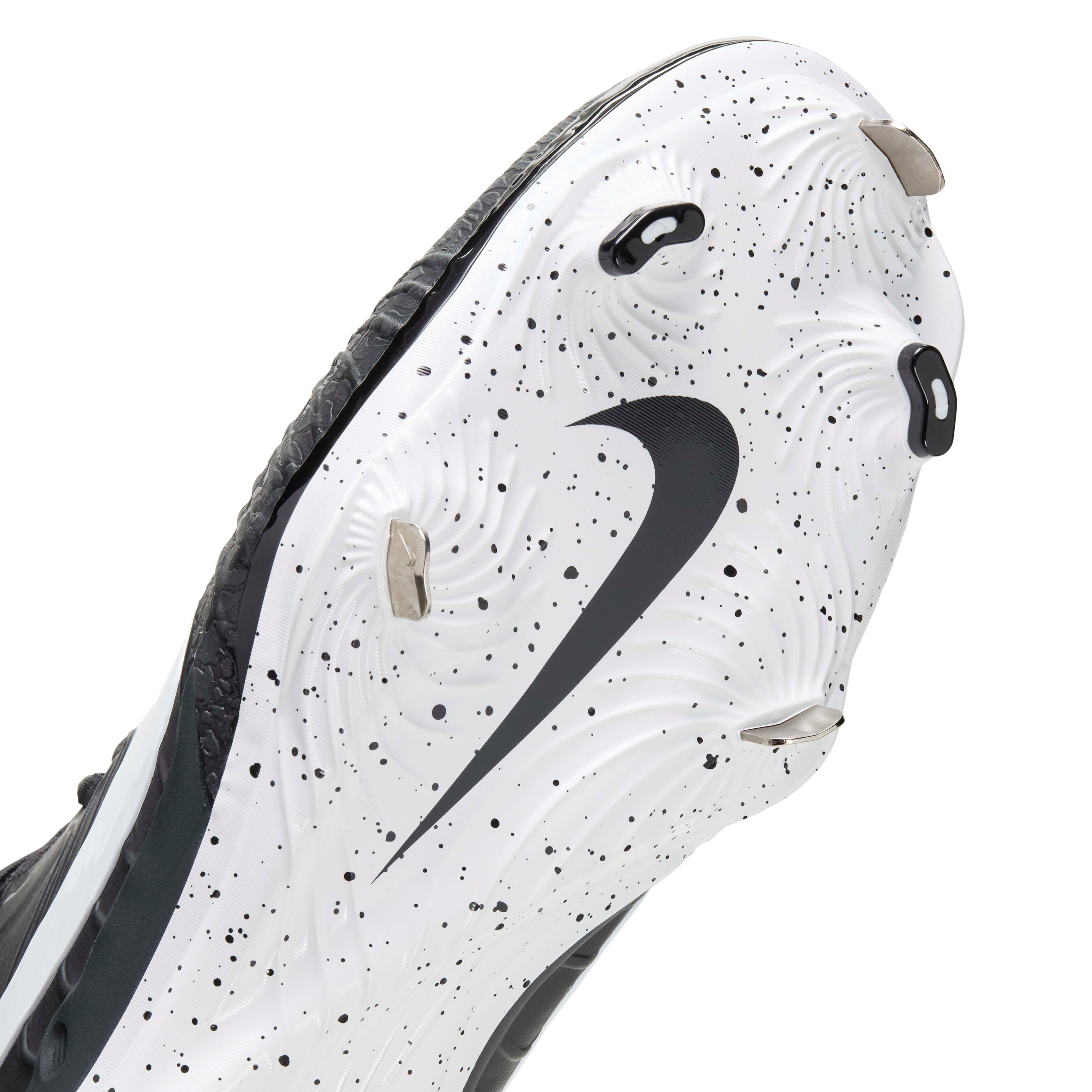 Nike Alpha Huarache NXT "Black/Dark Smoke Grey/White" Men's Baseball Cleat - BLACK/DK GREY/WHITE Thumbnail View 7