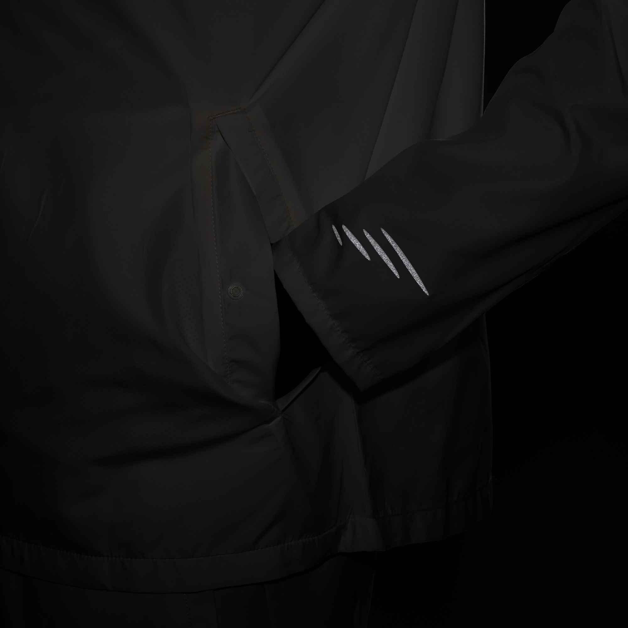 Nike Men's Miler Flash Water-Repellent Running Jacket - WHITE Thumbnail View 9