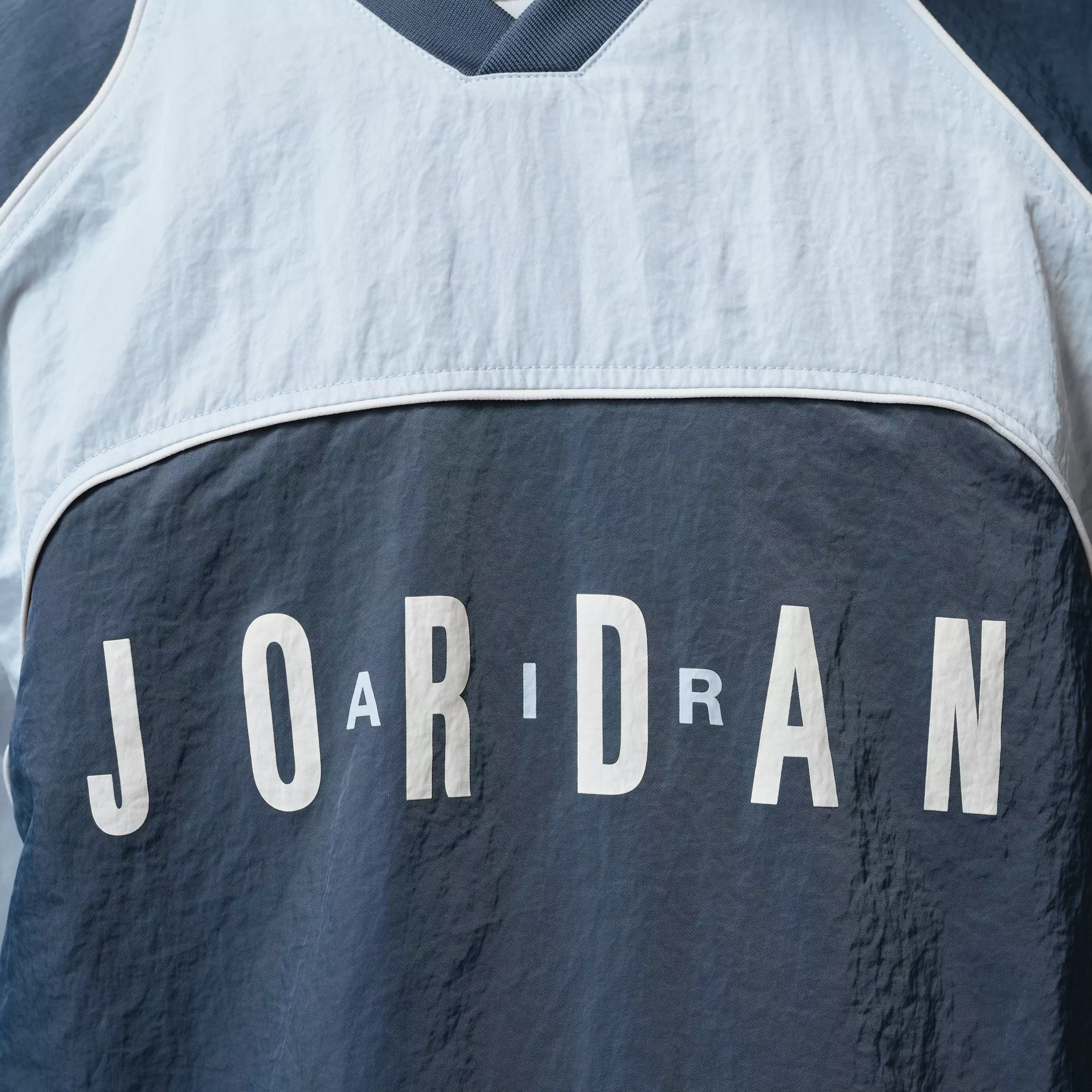 Jordan Men's Flight Long Sleeve Warm-Up Top - BLUE