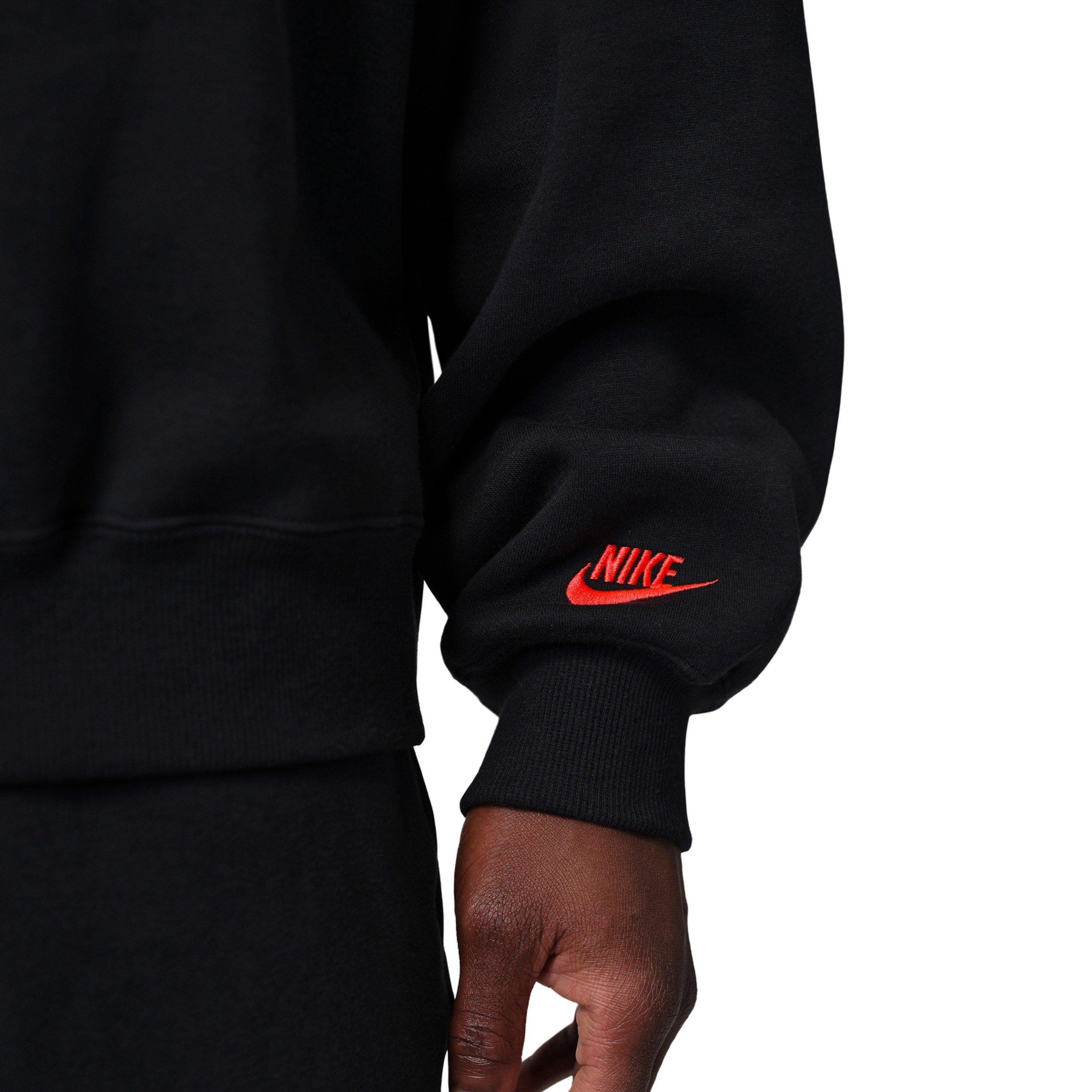 Jordan Men's Brooklyn Fleece Crewneck Sweatshirt -Black - BLACK Thumbnail View 5