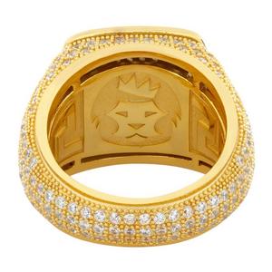 King Ice Platform Ring - Gold - GOLD