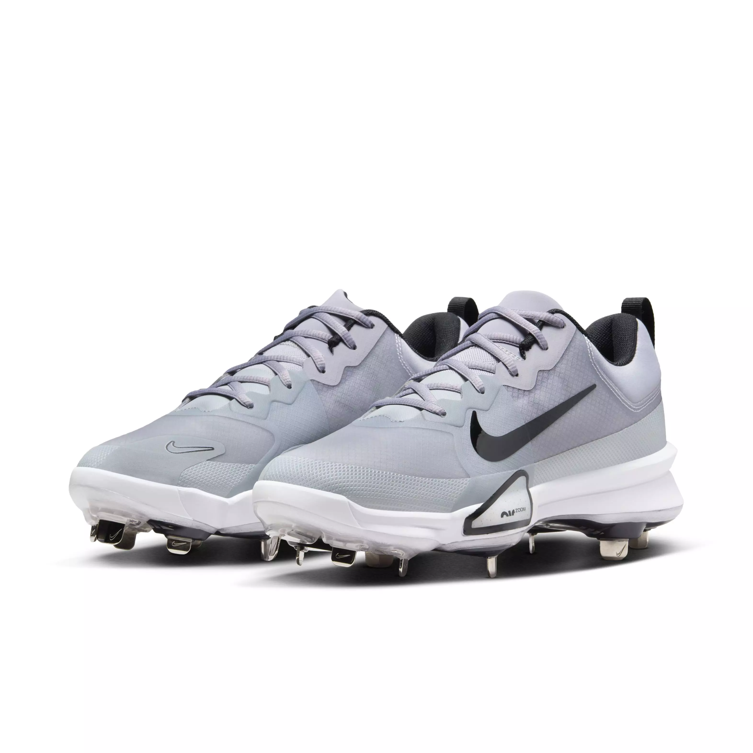 Nike Force Zoom Trout 9 Pro "Pewter/Black/Wolf Grey/White" Men's Baseball Cleat - PEWTER/BLACK/GREY/WHITE