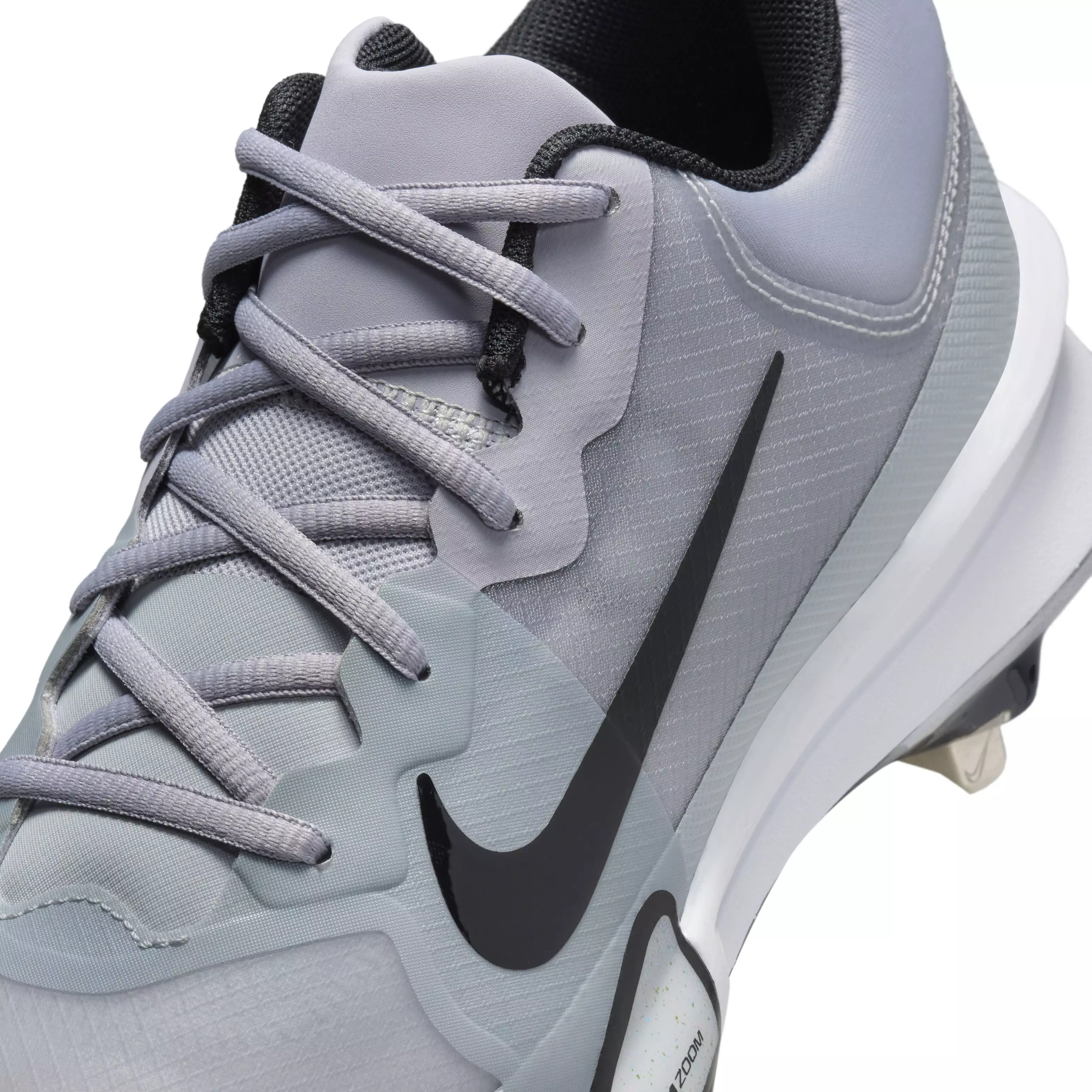 Nike Force Zoom Trout 9 Pro "Pewter/Black/Wolf Grey/White" Men's Baseball Cleat - PEWTER/BLACK/GREY/WHITE