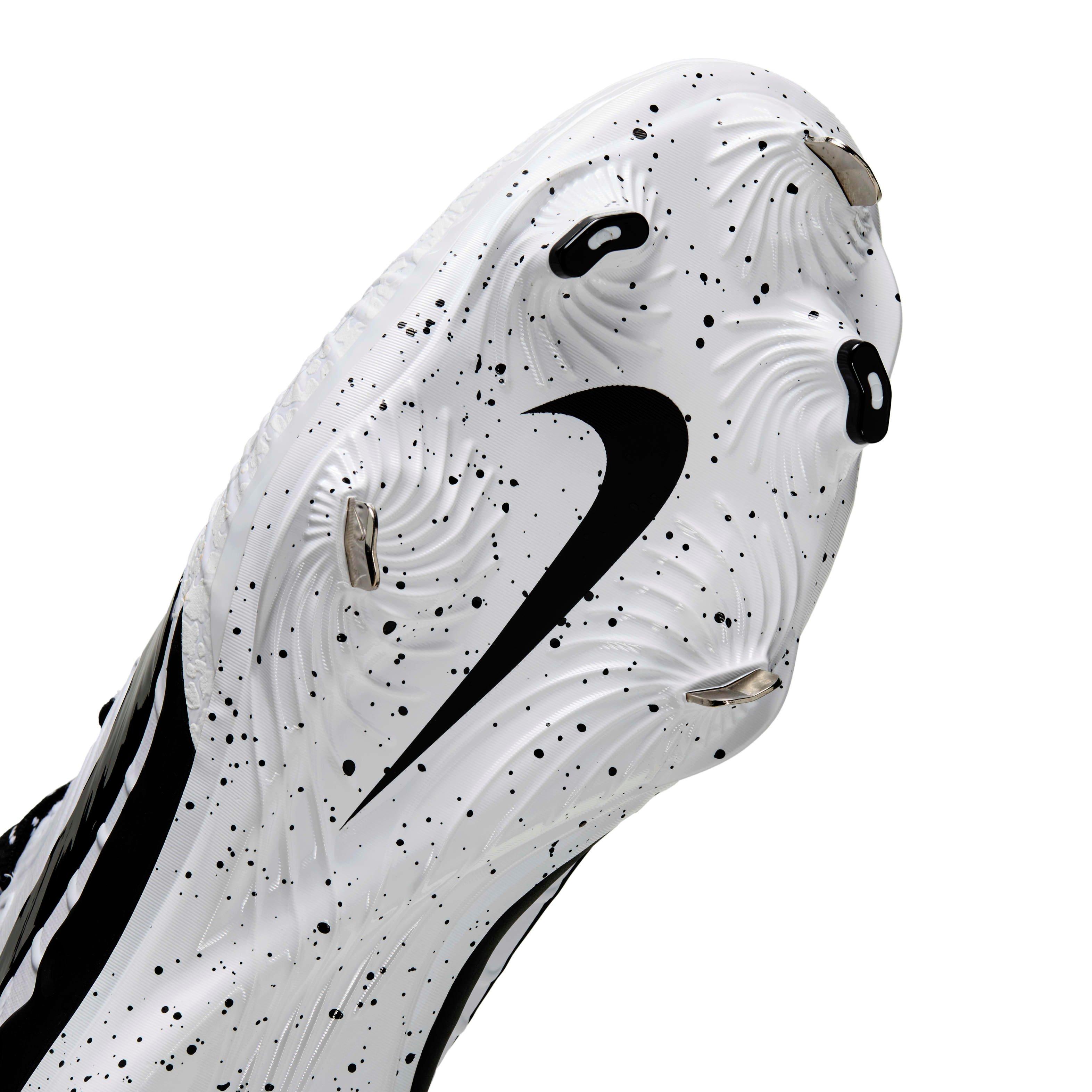 Nike Alpha Huarache NXT "White/Pure Platinum/Black" Men's Baseball Cleat - WHITE/PLATINUM/BLACK Thumbnail View 7