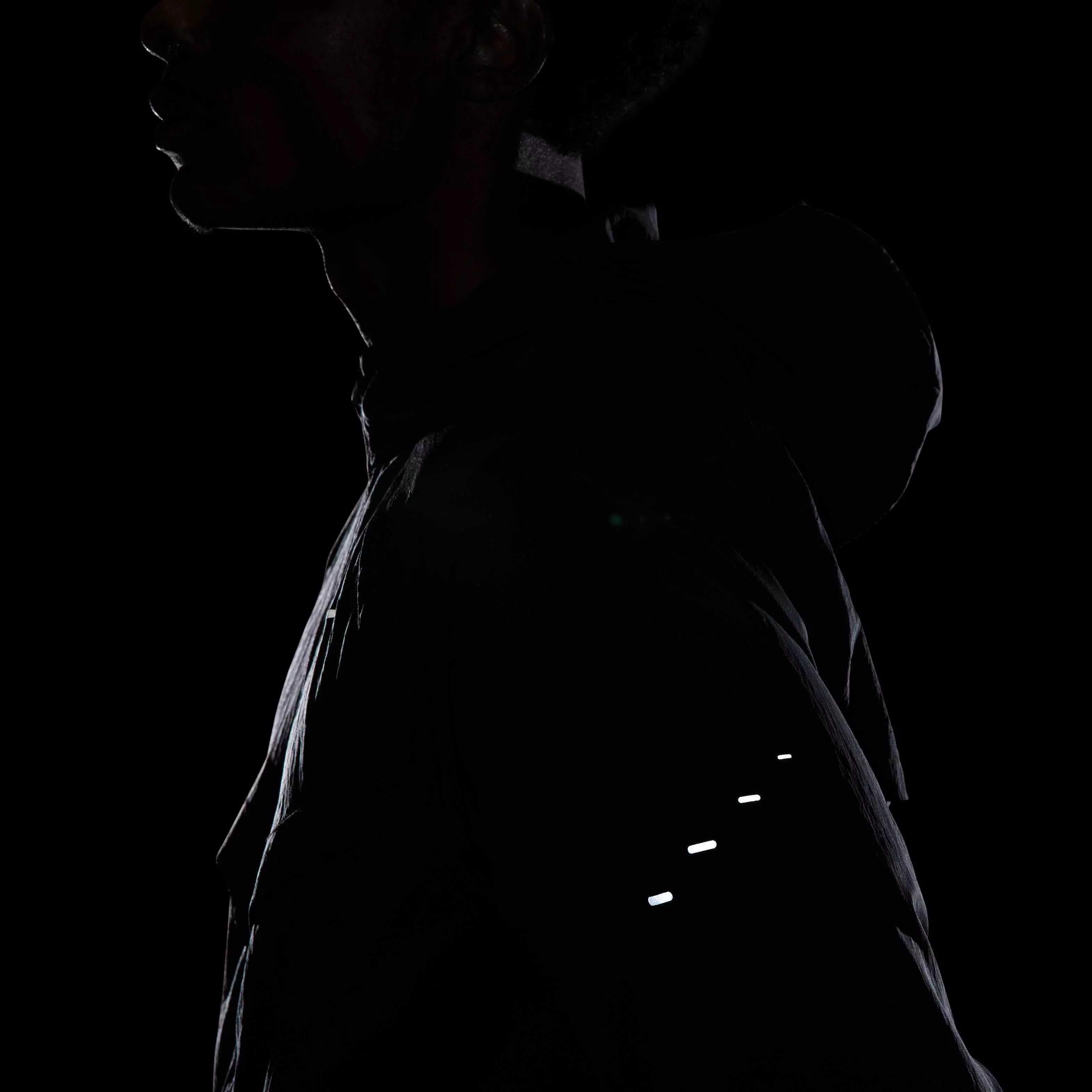 Nike Men's Stride Repel UV Running Jacket - BLACK