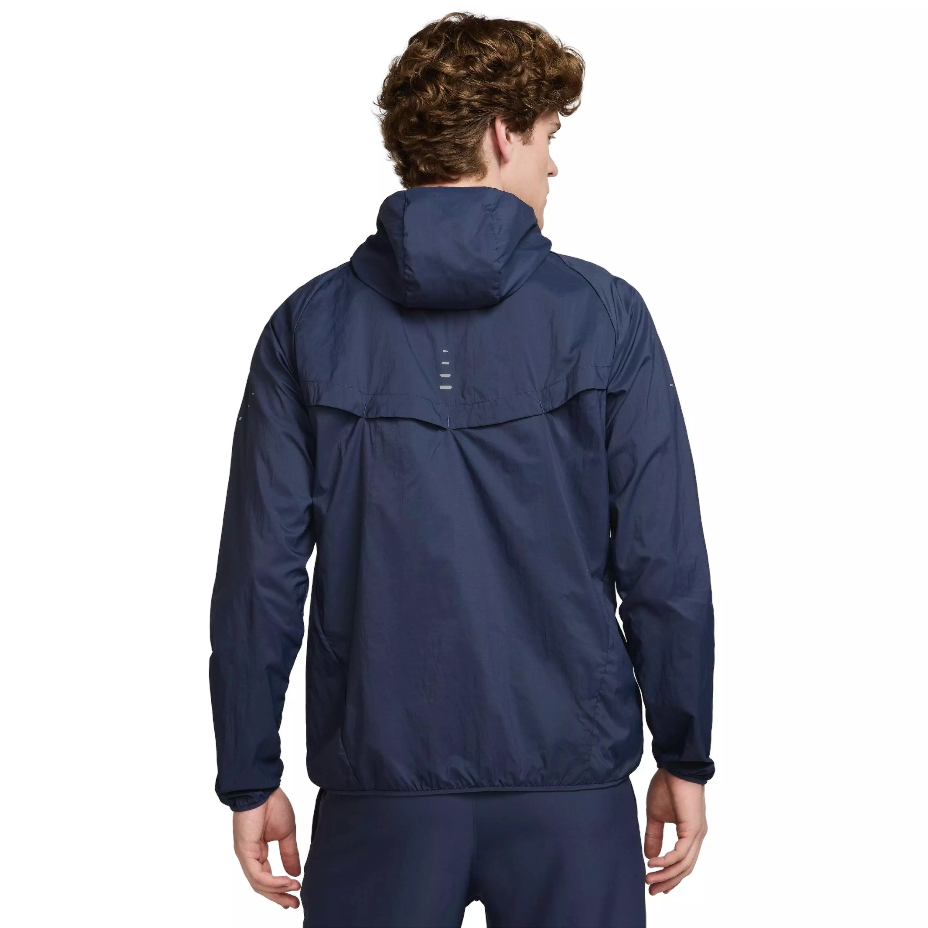 Nike Men's Stride Repel UV Running Jacket - DK BLUE