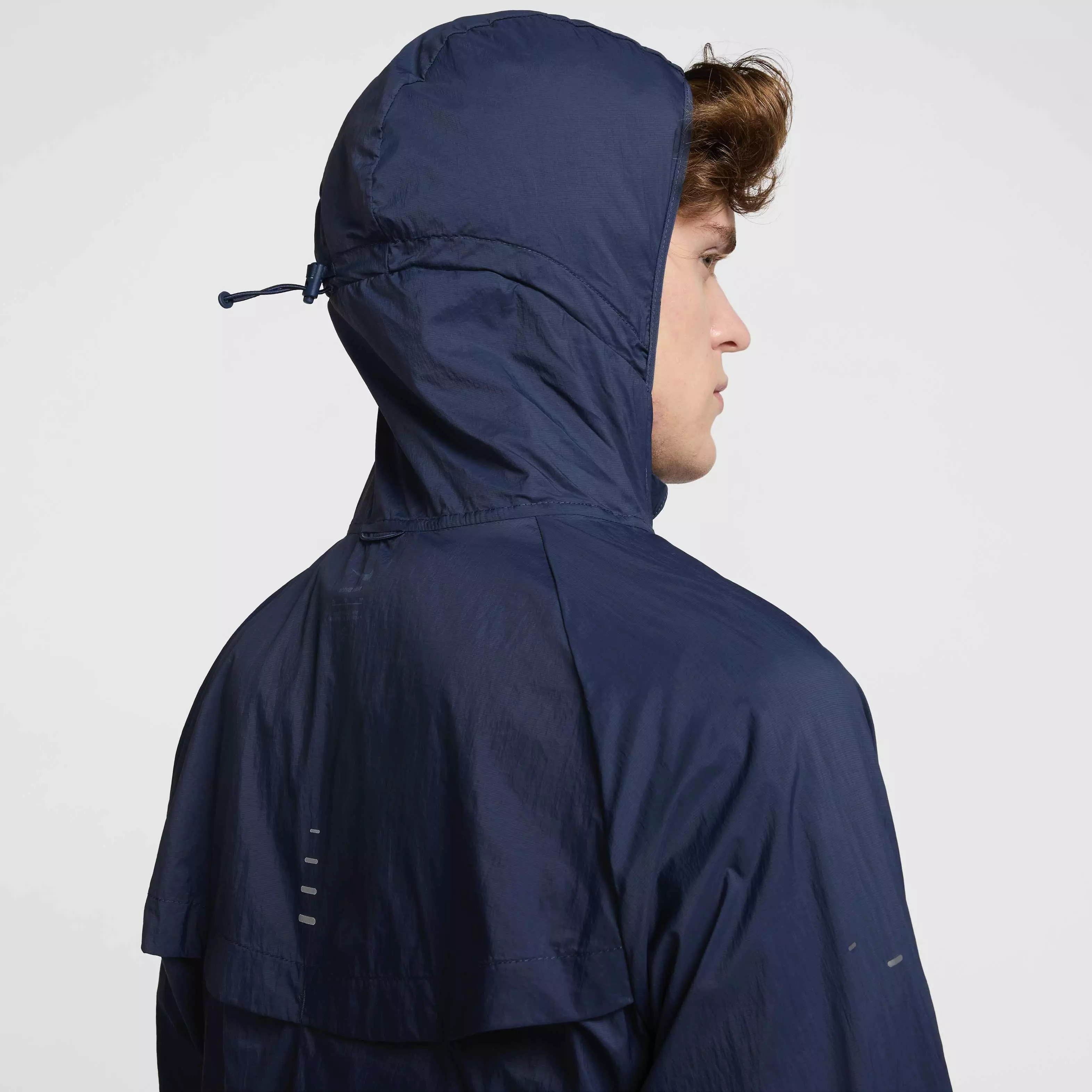 Nike Men's Stride Repel UV Running Jacket - DK BLUE