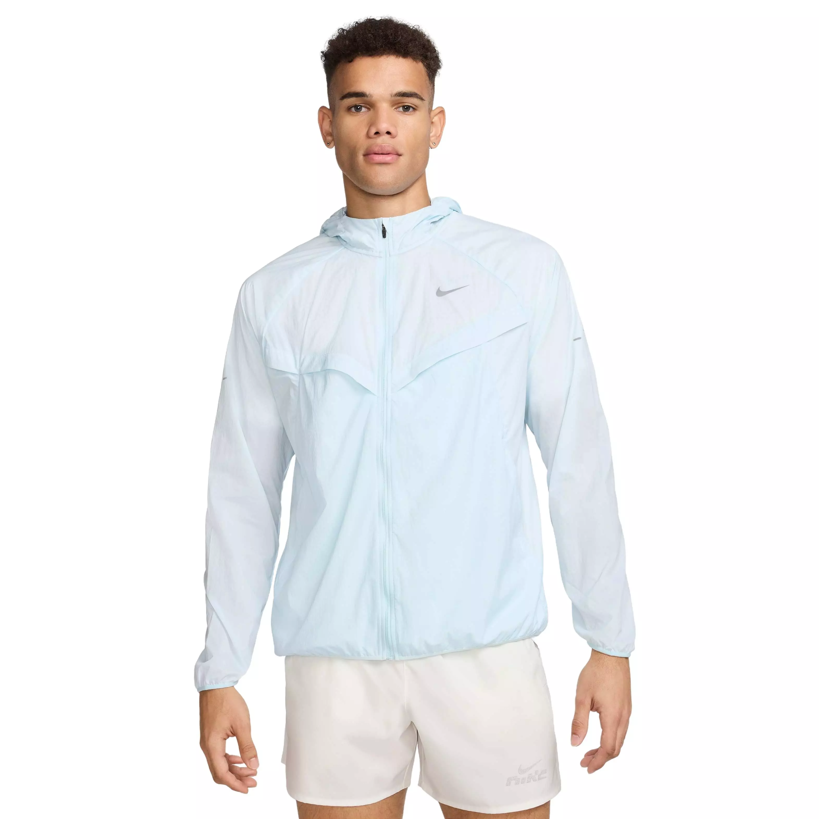 Nike Men's Stride Repel UV Running Jacket - BLUE