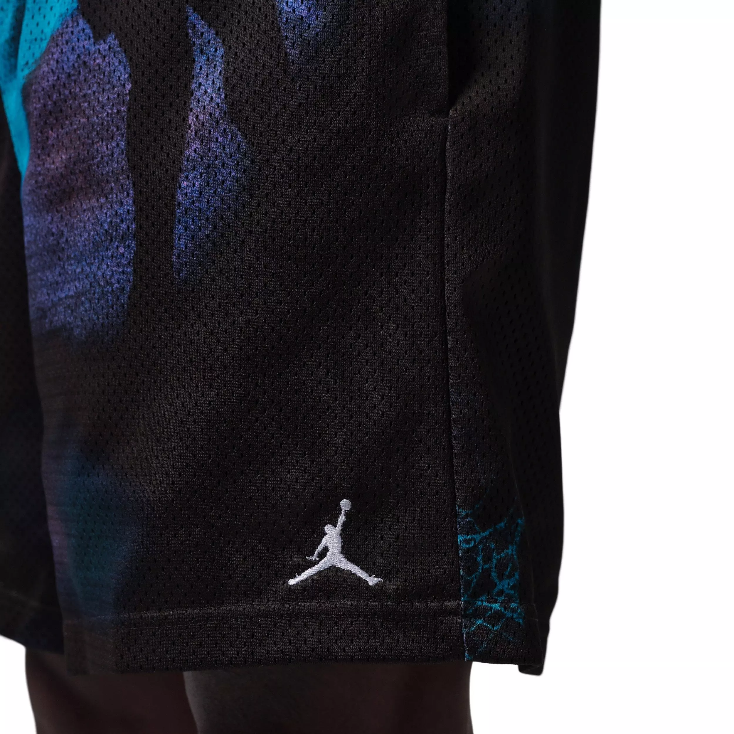 Jordan Men's Brooklyn Dream Dunk Shorts - Black/Blue - BLACK/BLUE