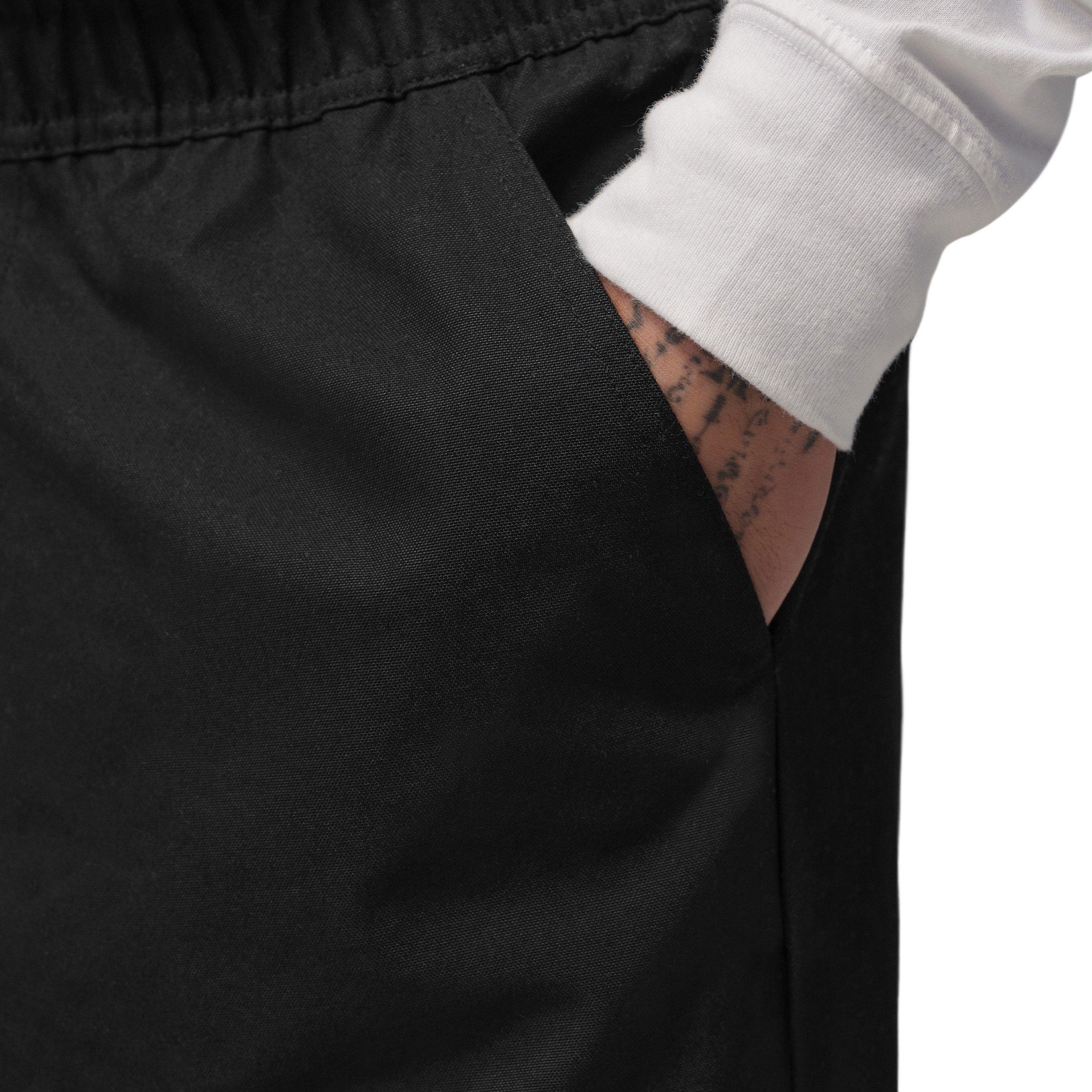 Jordan Men's Brooklyn Woven Canvas Pants - BLACK Thumbnail View 5