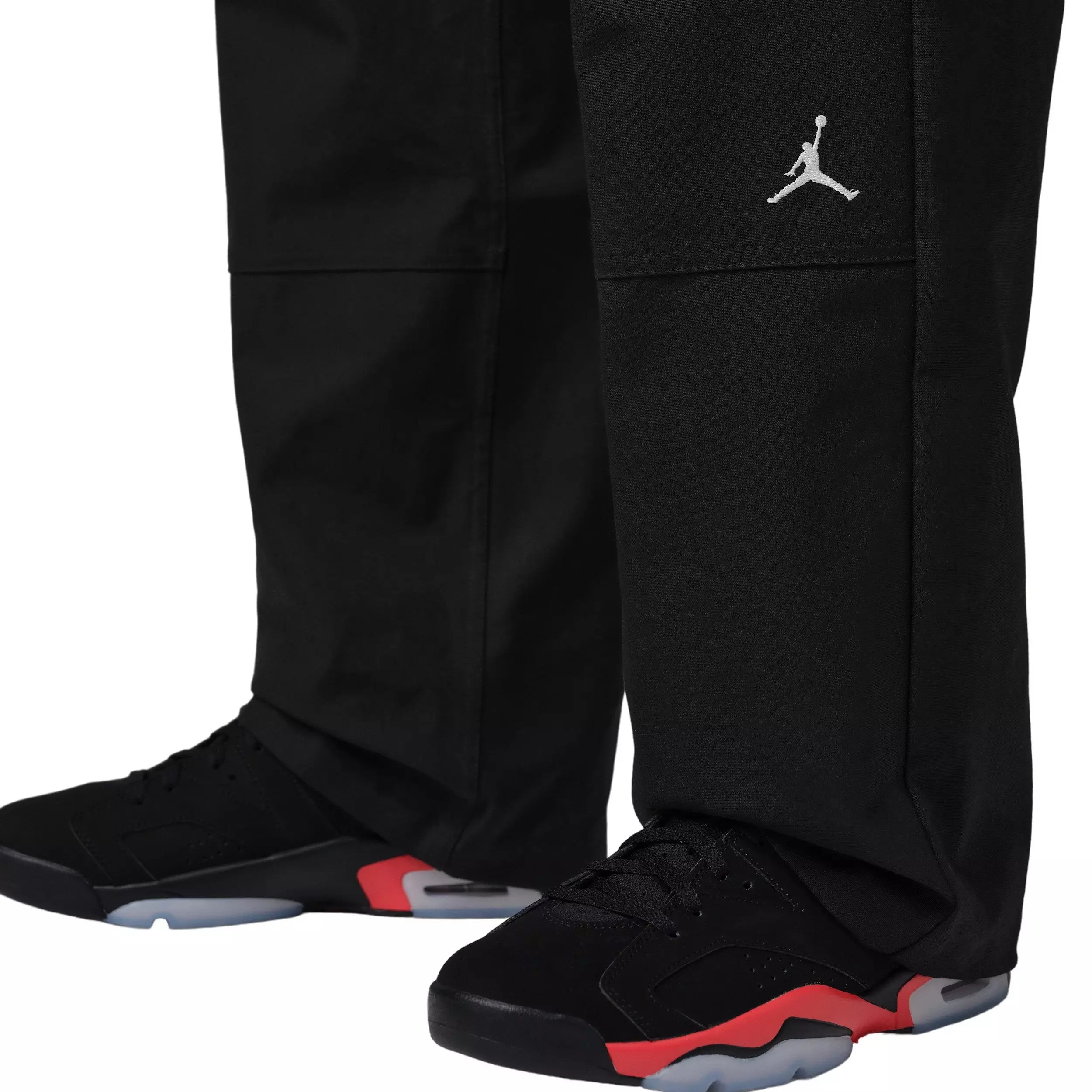 Jordan Men's Brooklyn Woven Canvas Pants - BLACK