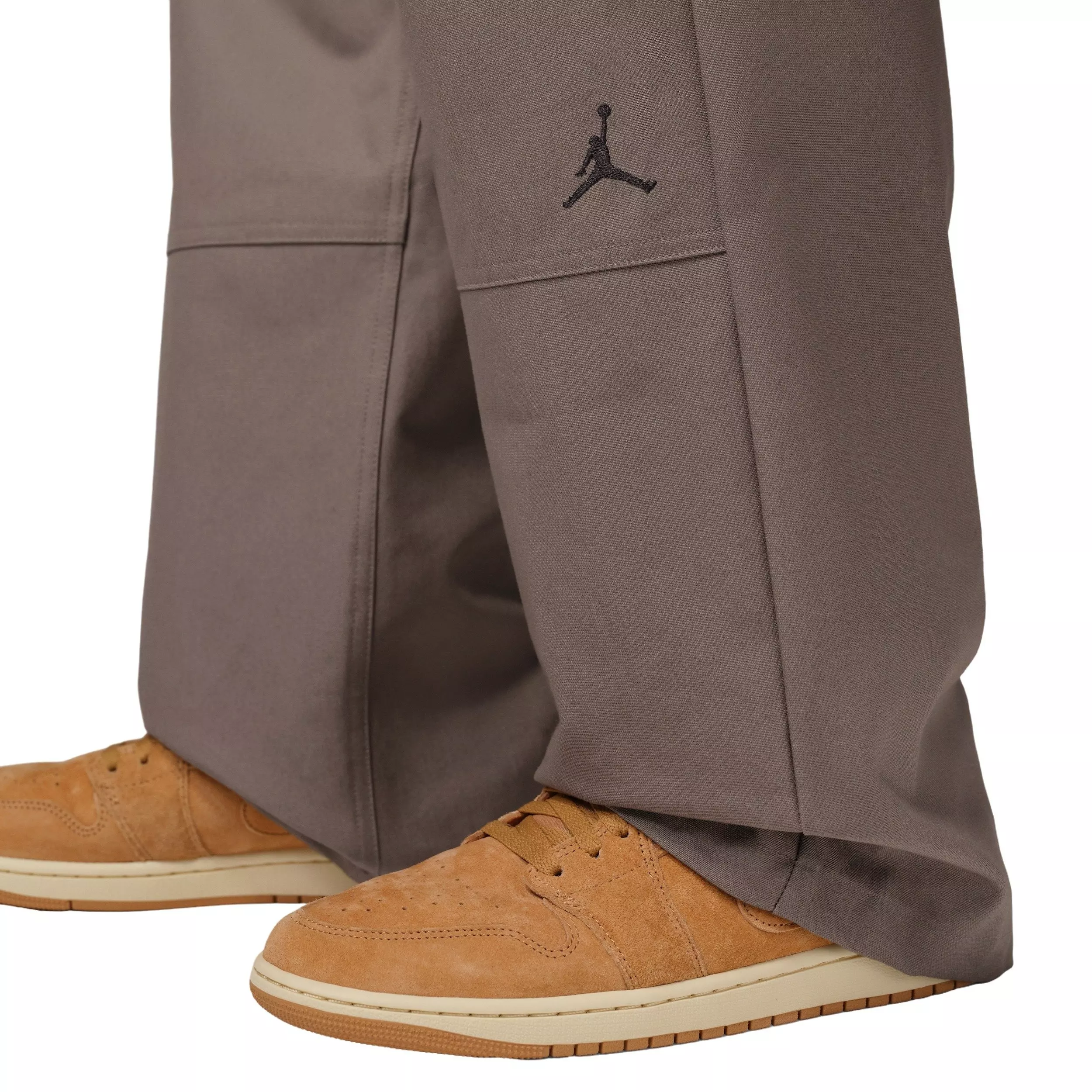 Jordan Men's Brooklyn Woven Canvas Pants - BROWN