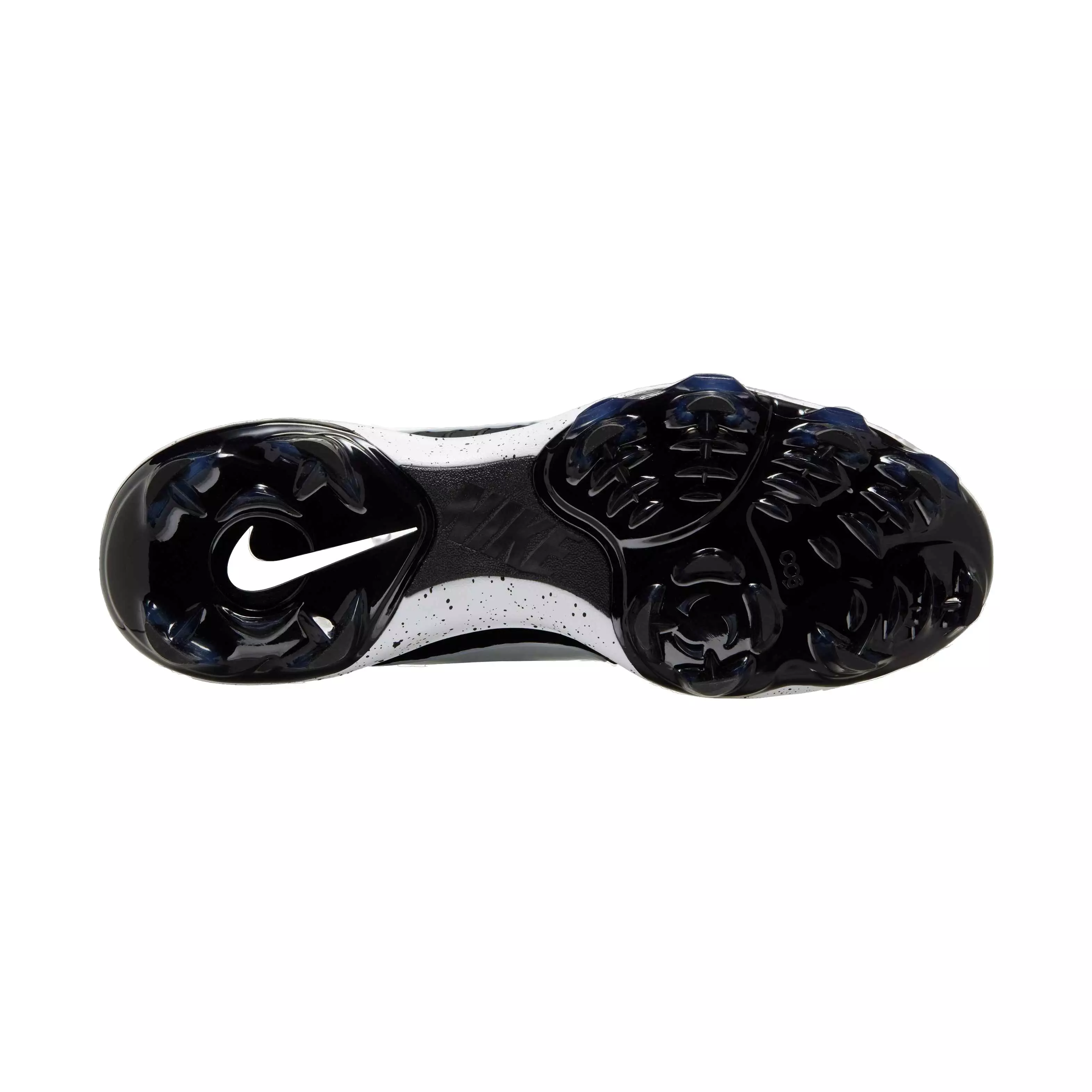 Nike Alpha Huarache NXT MCS "Black/White/Dk Smoke Grey" Men's Baseball Cleat - BLACK/WHITE/DK SMOKE GREY