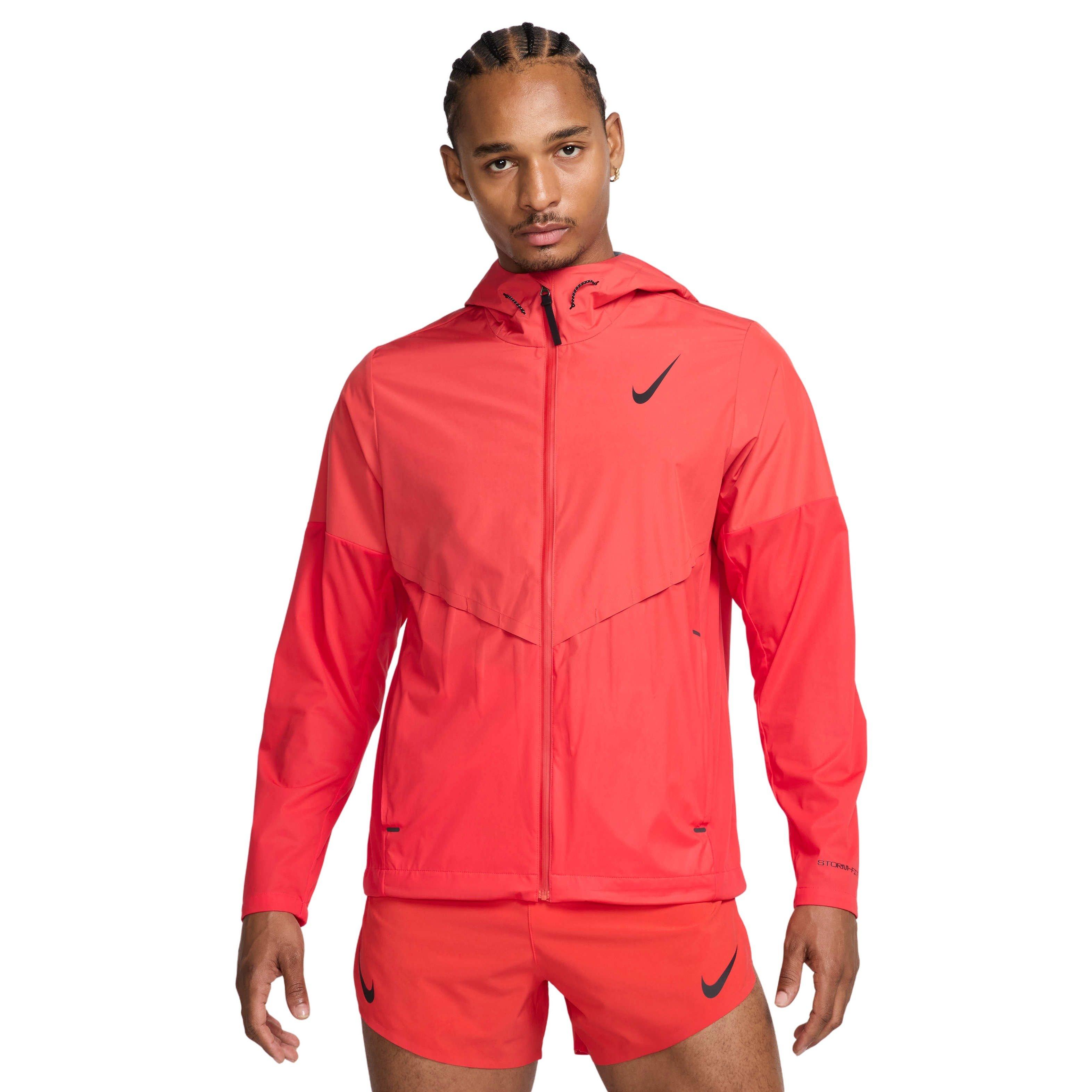 Nike Men's AeroSwift Storm-FIT Aerogami Running Jacket -Red - RED Thumbnail View 1