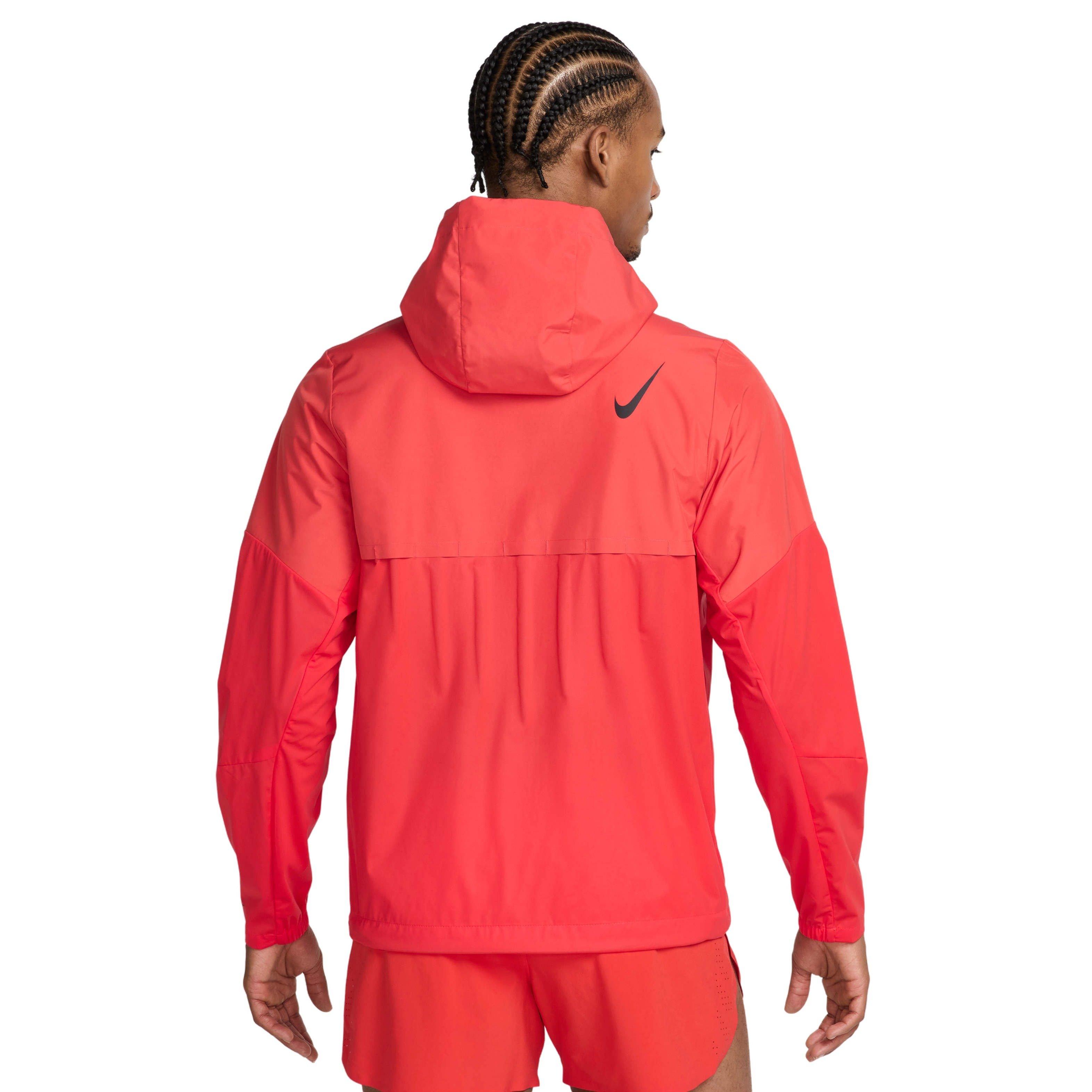 Nike Men's AeroSwift Storm-FIT Aerogami Running Jacket -Red - RED Thumbnail View 2