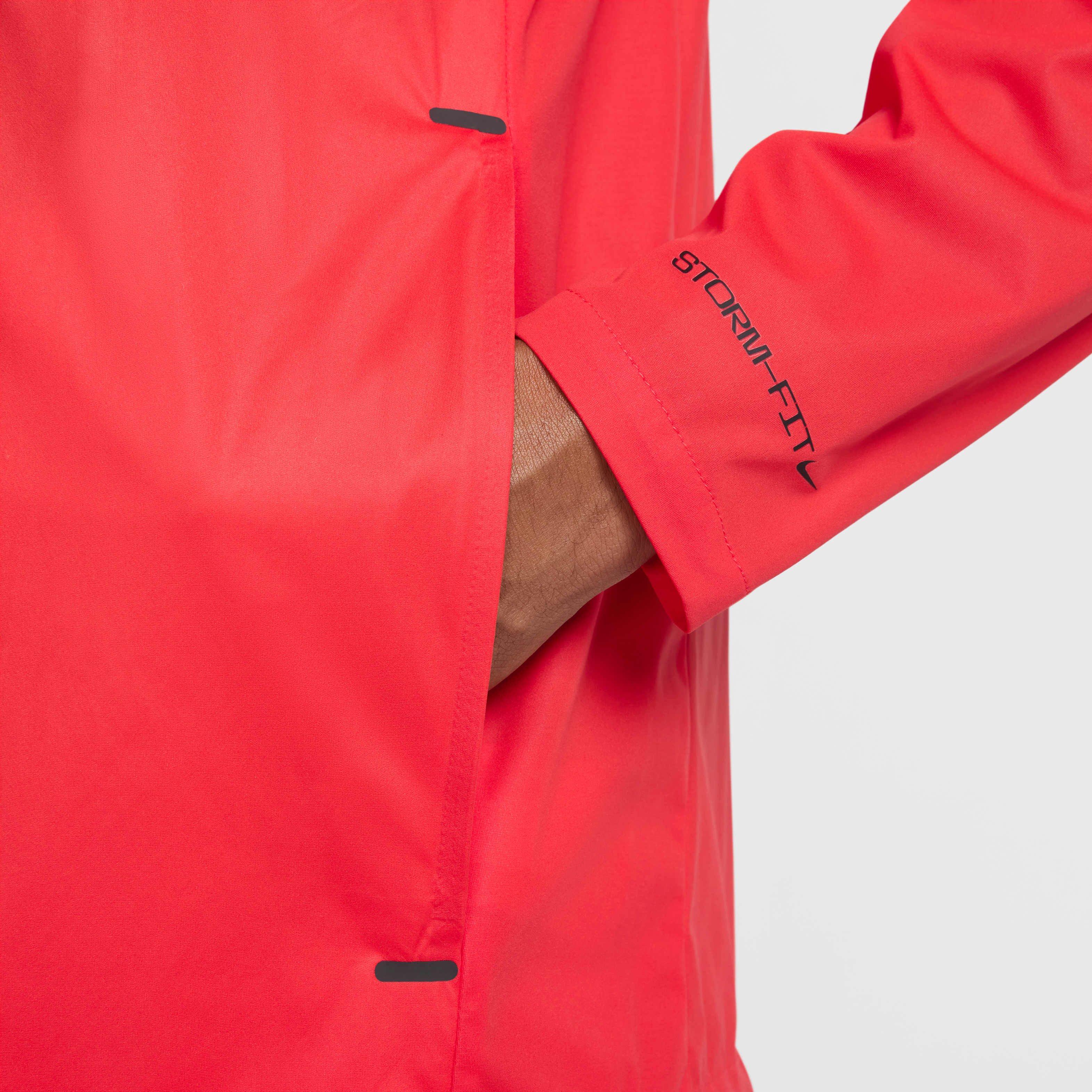 Nike Men's AeroSwift Storm-FIT Aerogami Running Jacket -Red - RED Thumbnail View 4