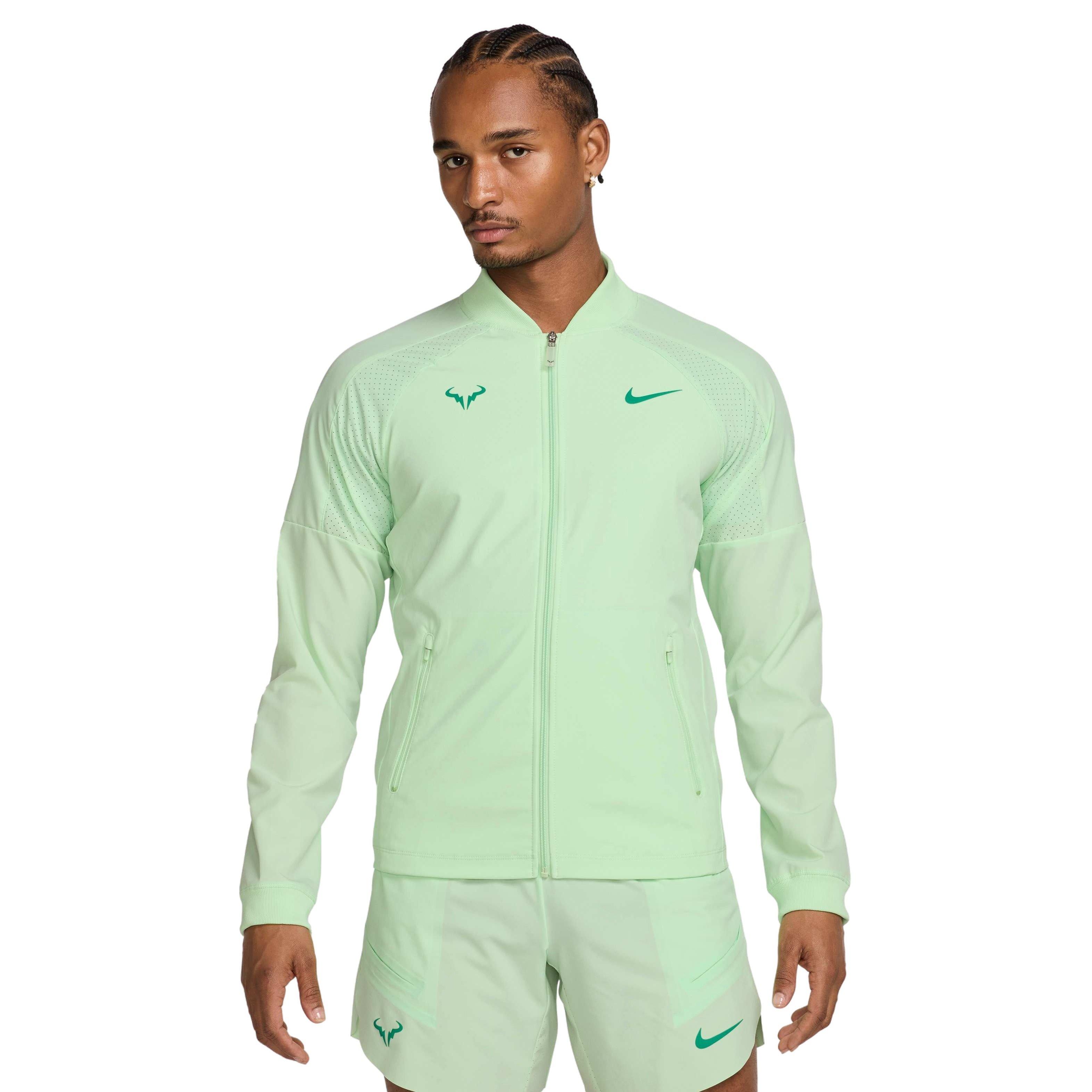 Nike Men's Dri-FIT Rafa Tennis Jacket - GREEN Thumbnail View 1