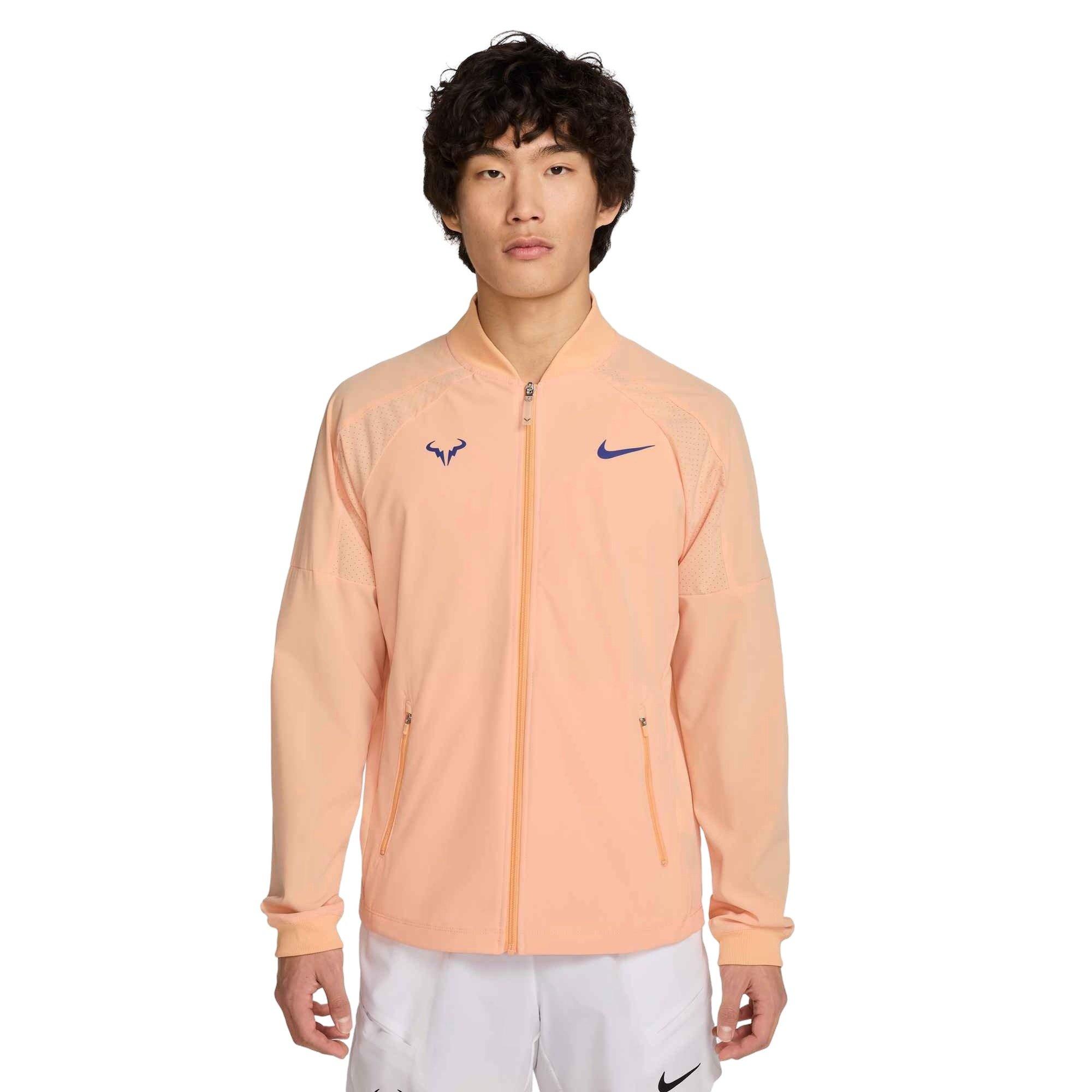 Nike Men's Dri-FIT Rafa Tennis Jacket - ORANGE Thumbnail View 1