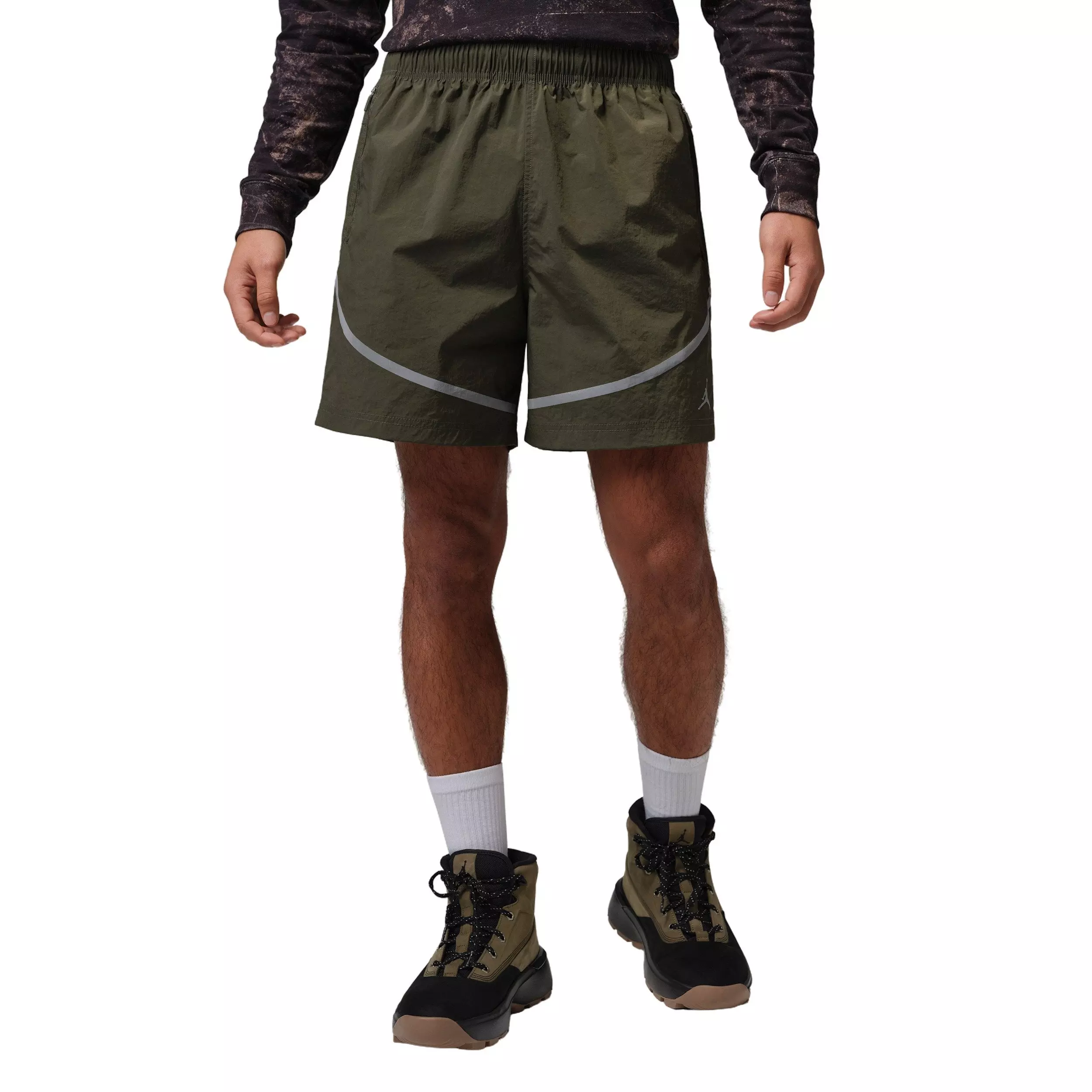 Jordan Men's Brooklyn Hike Mike Shorts - Green - GREEN