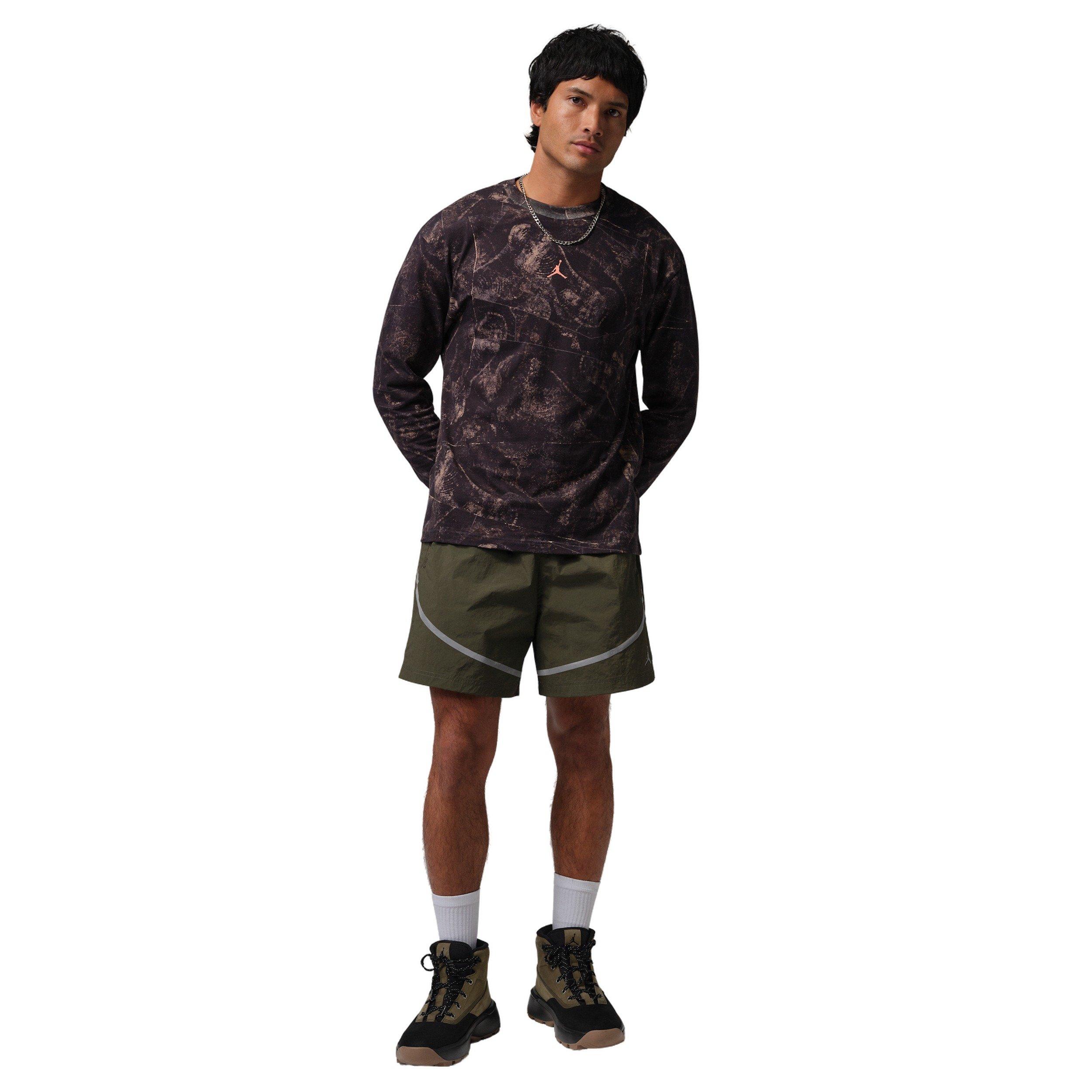 Jordan Men's Brooklyn Hike Mike Shorts - Green - GREEN Thumbnail View 7