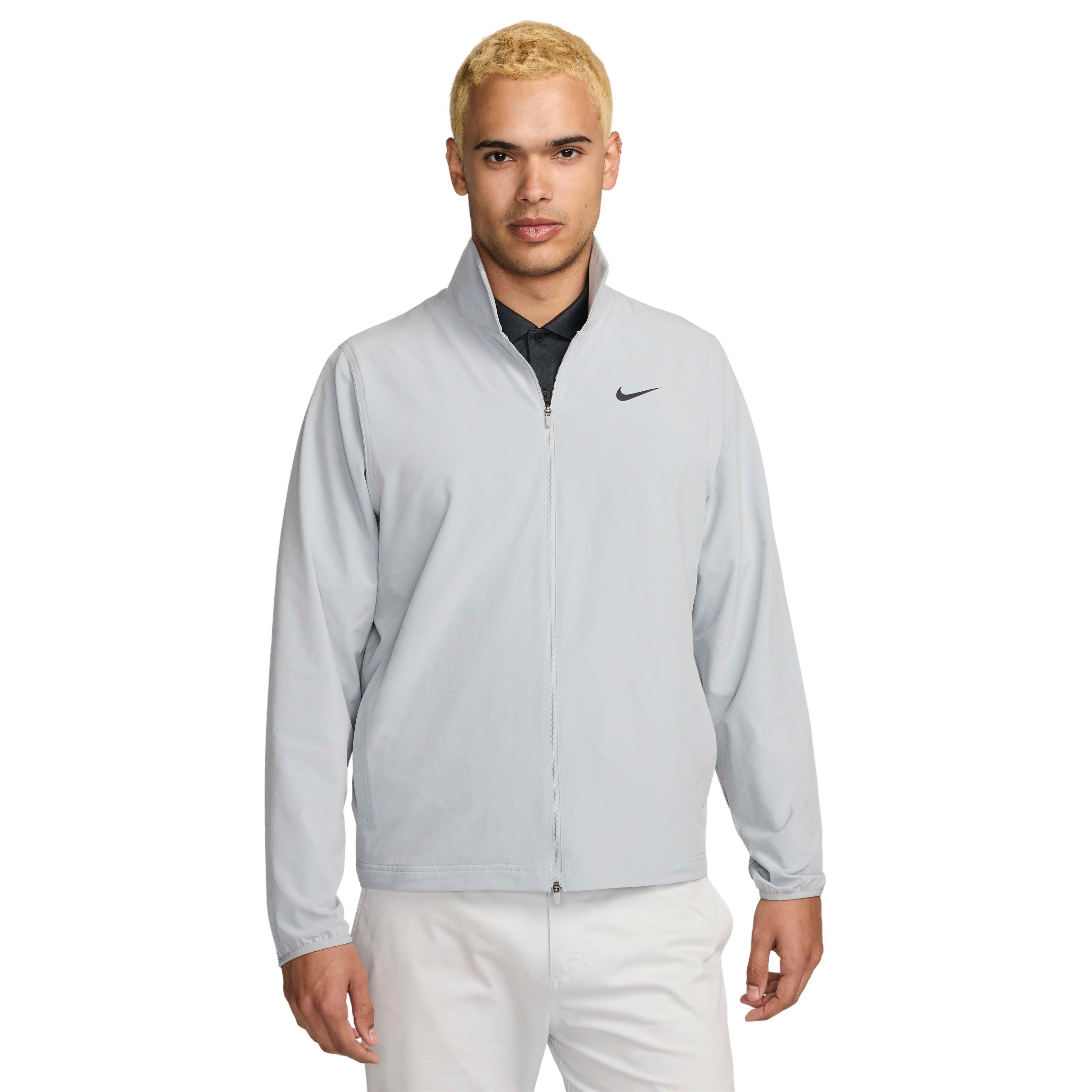 Jordan Golf ハーフジップ ナイロンジャケット グレー Nike Air Jordan Short Sleeve 1/4 Zip Golf Jacket Masters Grey
