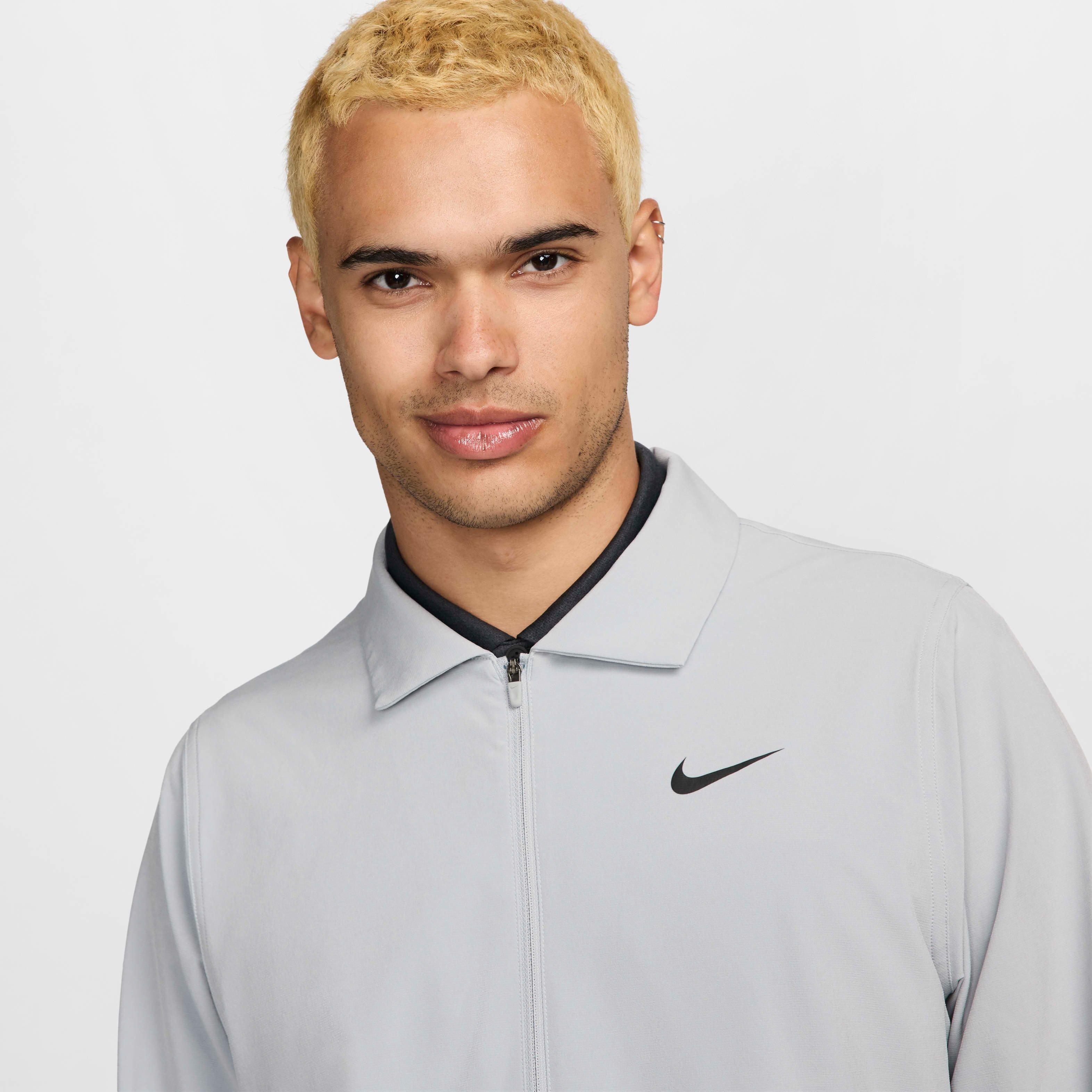 Nike Men's Tour Repel Full-Zip Golf Jacket -Grey - GREY Thumbnail View 3