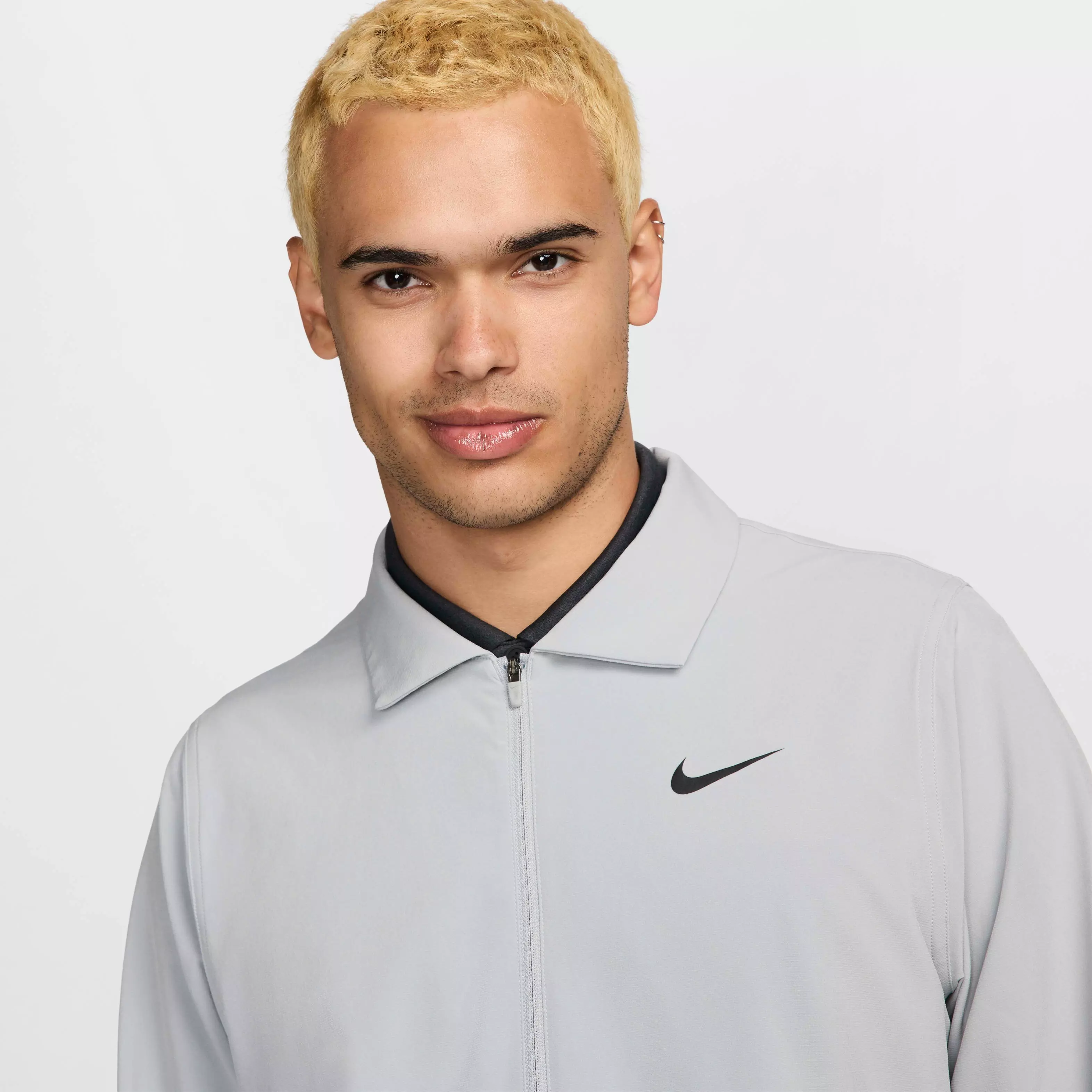 Nike Men's Tour Repel Full-Zip Golf Jacket -Grey - GREY