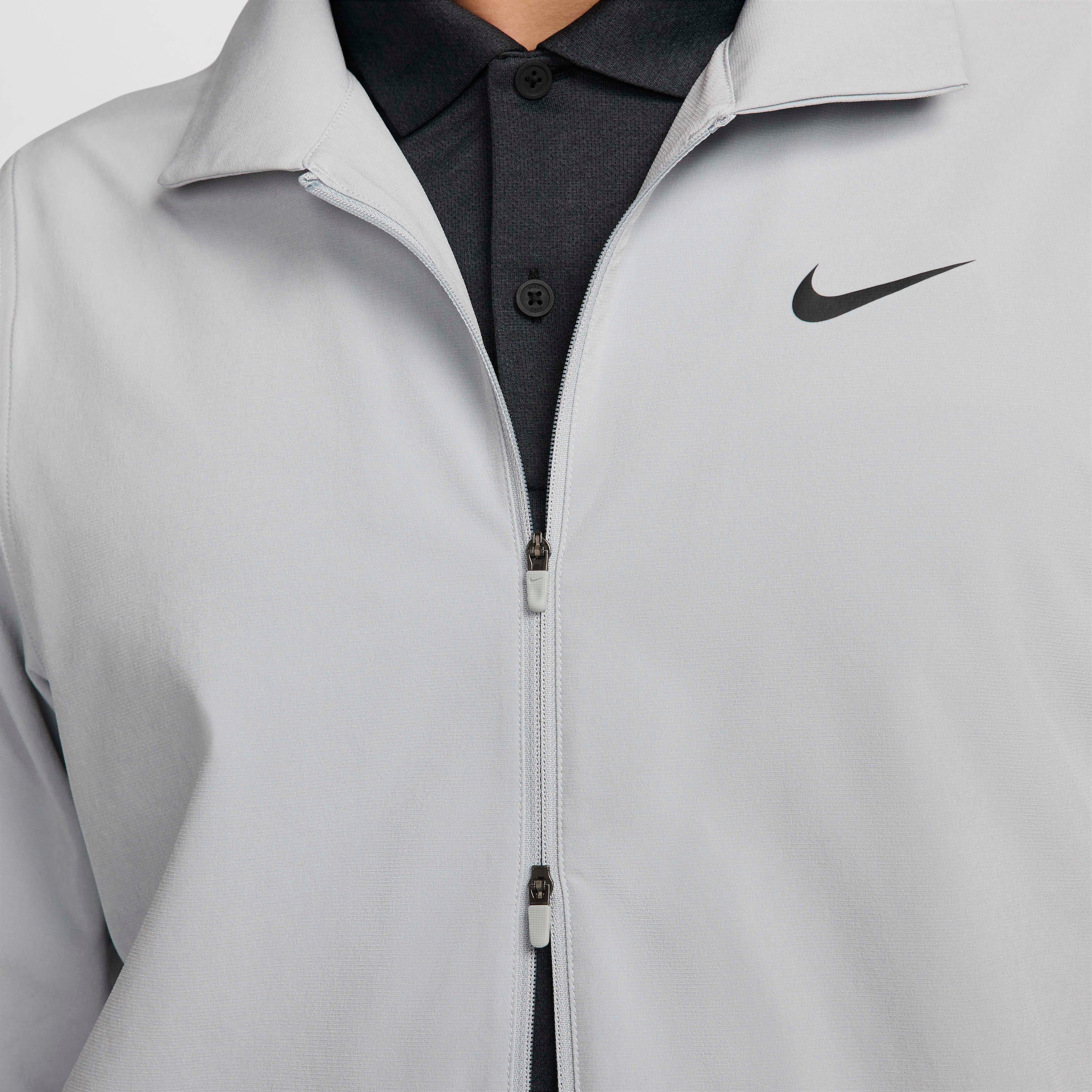 Nike Men's Tour Repel Full-Zip Golf Jacket -Grey - GREY Thumbnail View 4