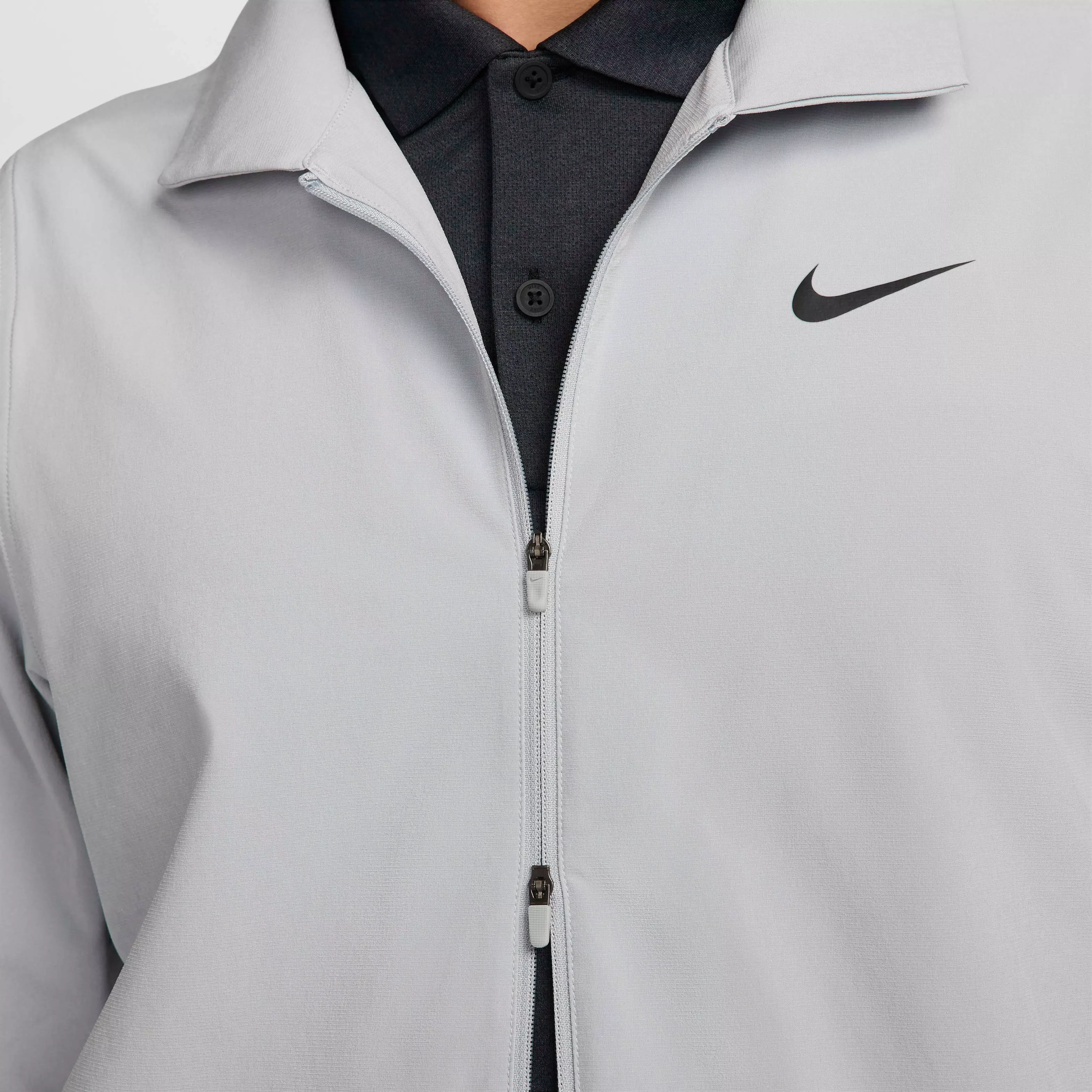 Nike Men's Tour Repel Full-Zip Golf Jacket -Grey - GREY