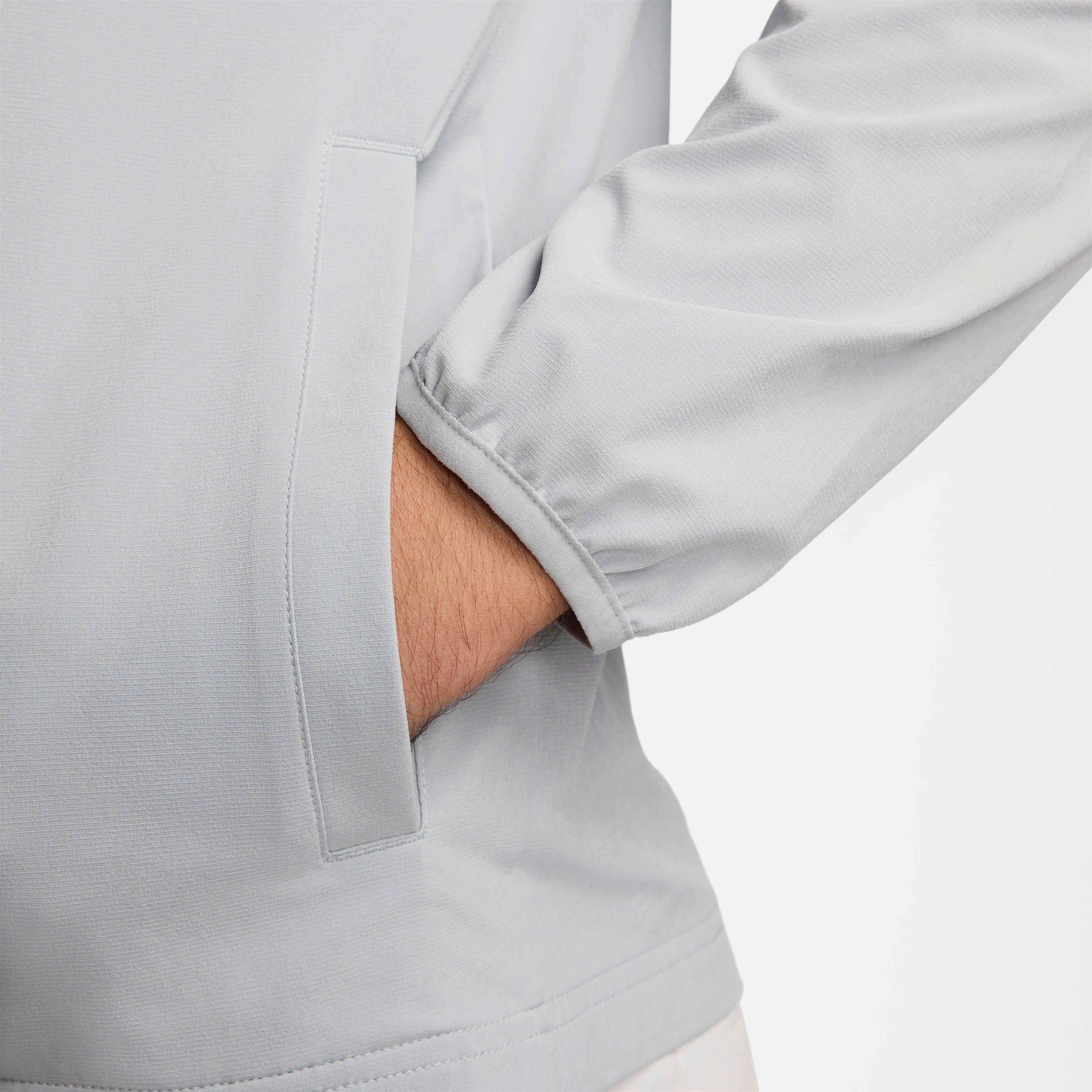 Nike Men's Tour Repel Full-Zip Golf Jacket -Grey - GREY Thumbnail View 5