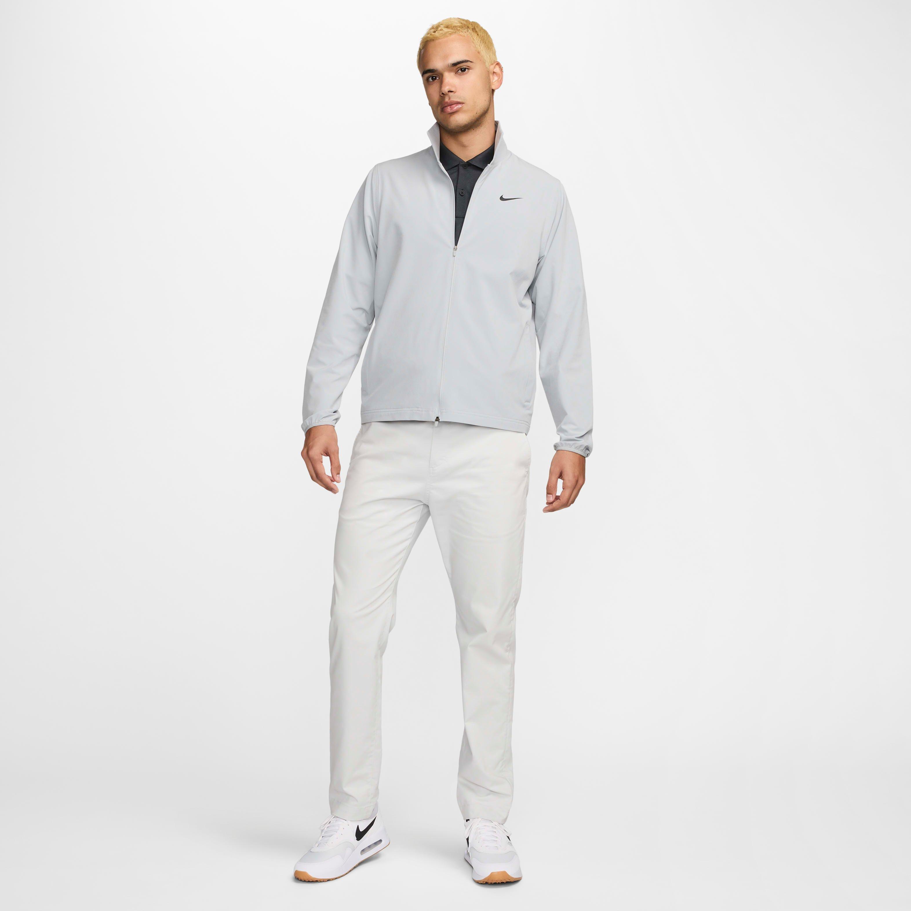 Nike Men's Tour Repel Full-Zip Golf Jacket -Grey - GREY Thumbnail View 7