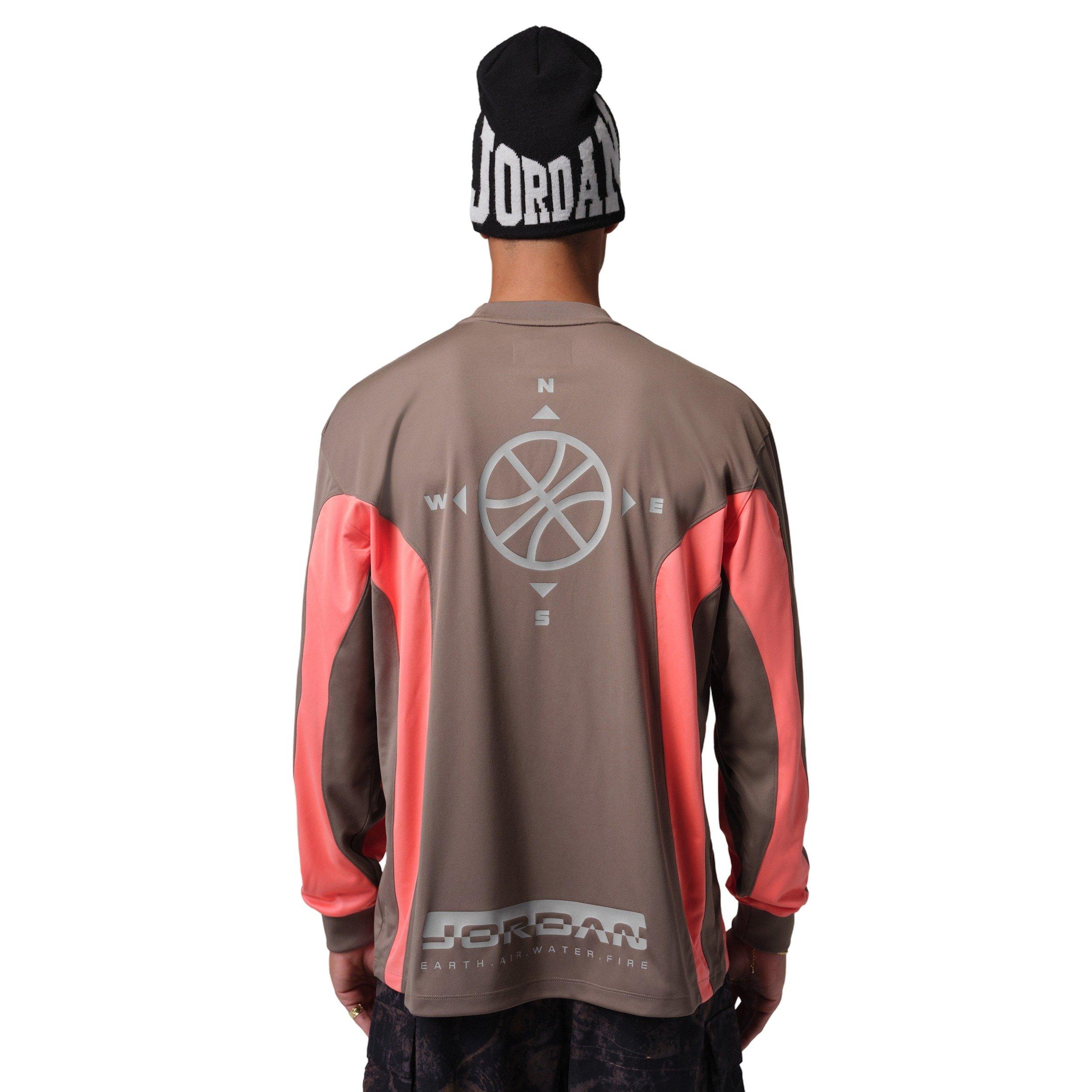 Jordan Men's Brooklyn Hike Mike Graphic Jersey - LIGHT BROWN Thumbnail View 2