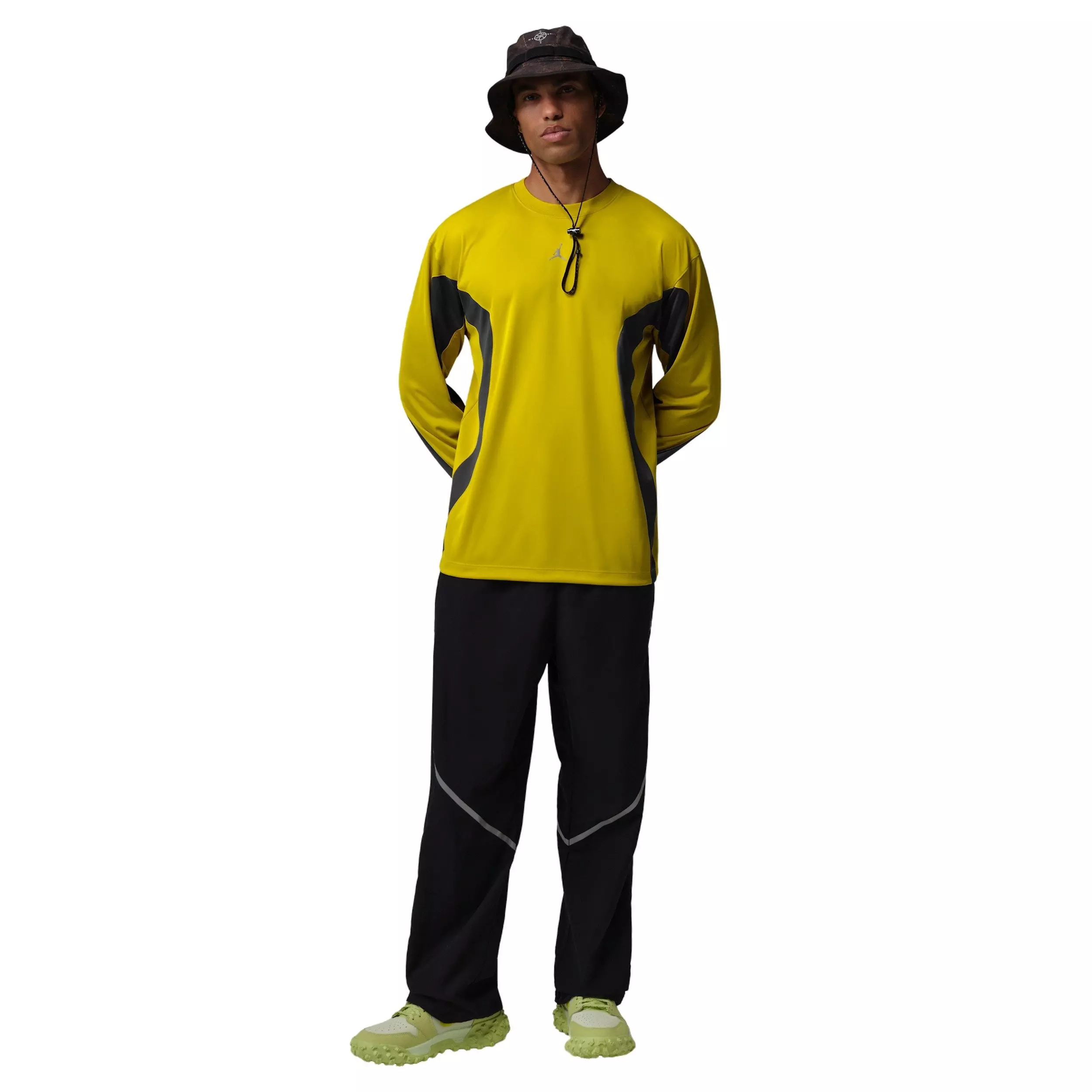 Jordan Men's Brooklyn Hike Mike Graphic Jersey - YELLOW