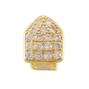 King Ice Iced Single-Tooth Cap Grillz - Gold - GOLD
