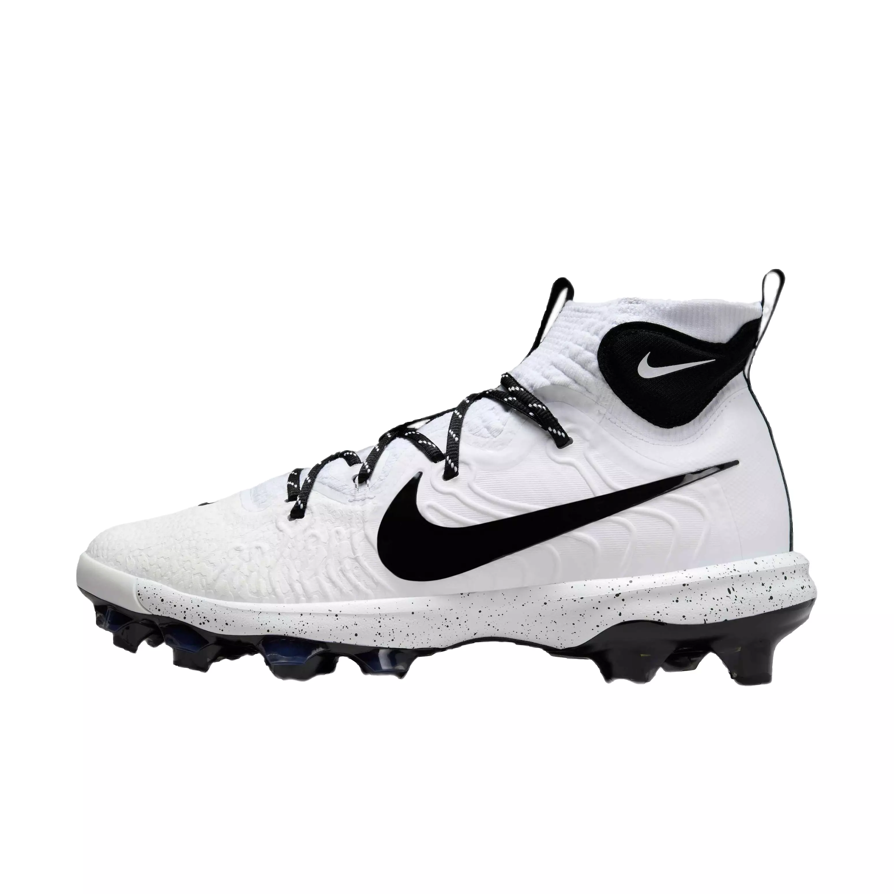 Nike Alpha Huarache NXT MCS "White/Black" Men's Baseball Cleat - WHITE/BLACK