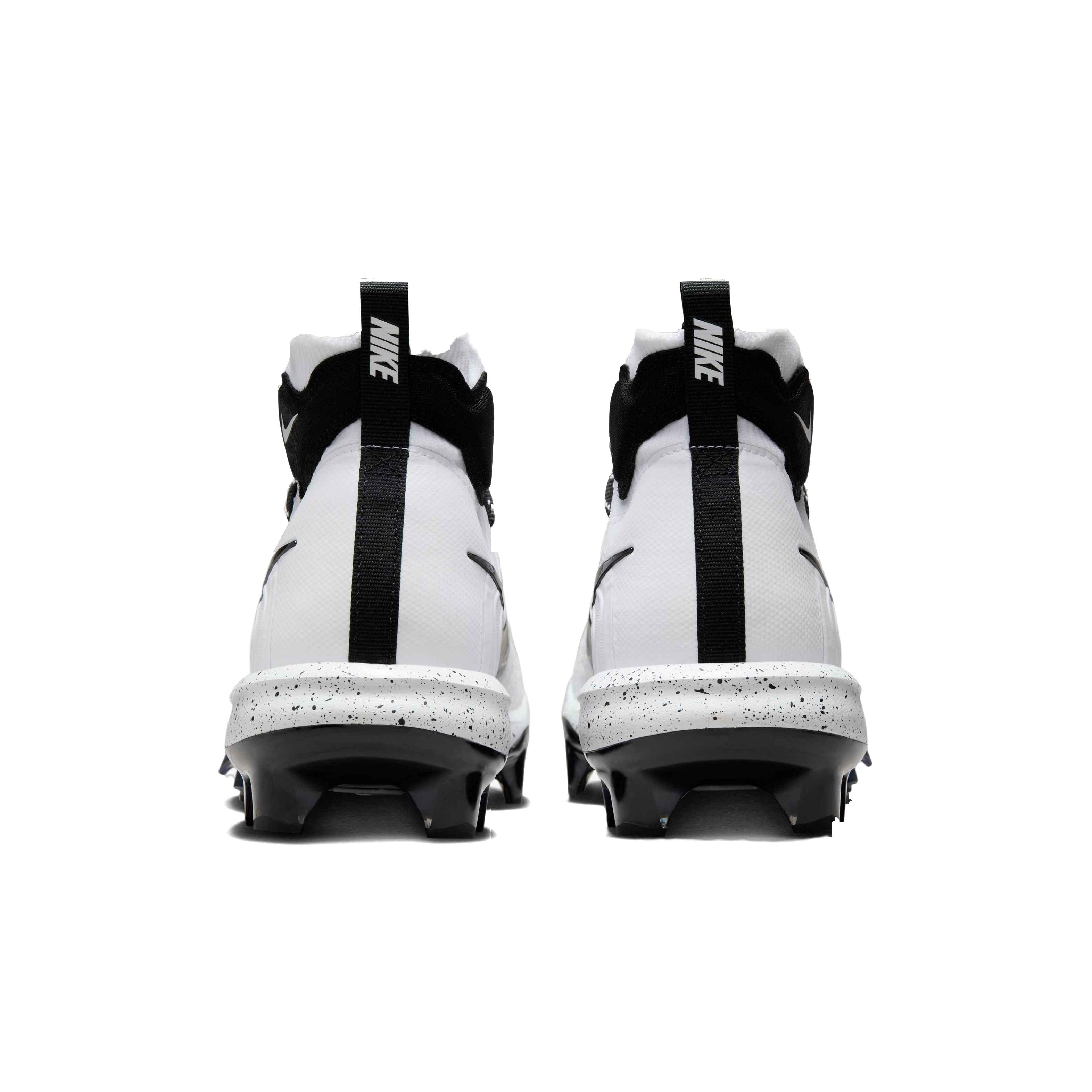 Nike Alpha Huarache NXT MCS "White/Black" Men's Baseball Cleat - WHITE/BLACK Thumbnail View 5