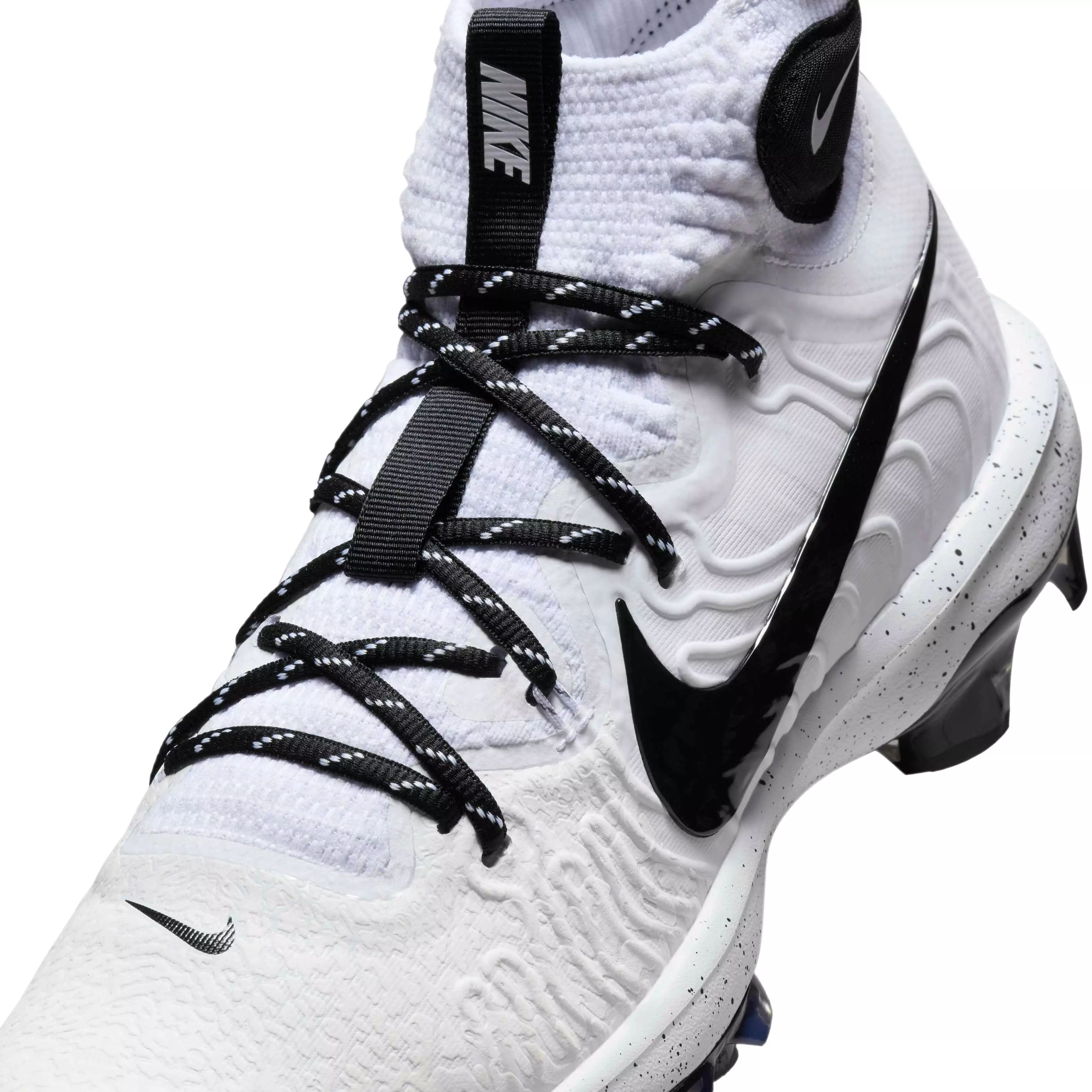 Nike Alpha Huarache NXT MCS "White/Black" Men's Baseball Cleat - WHITE/BLACK