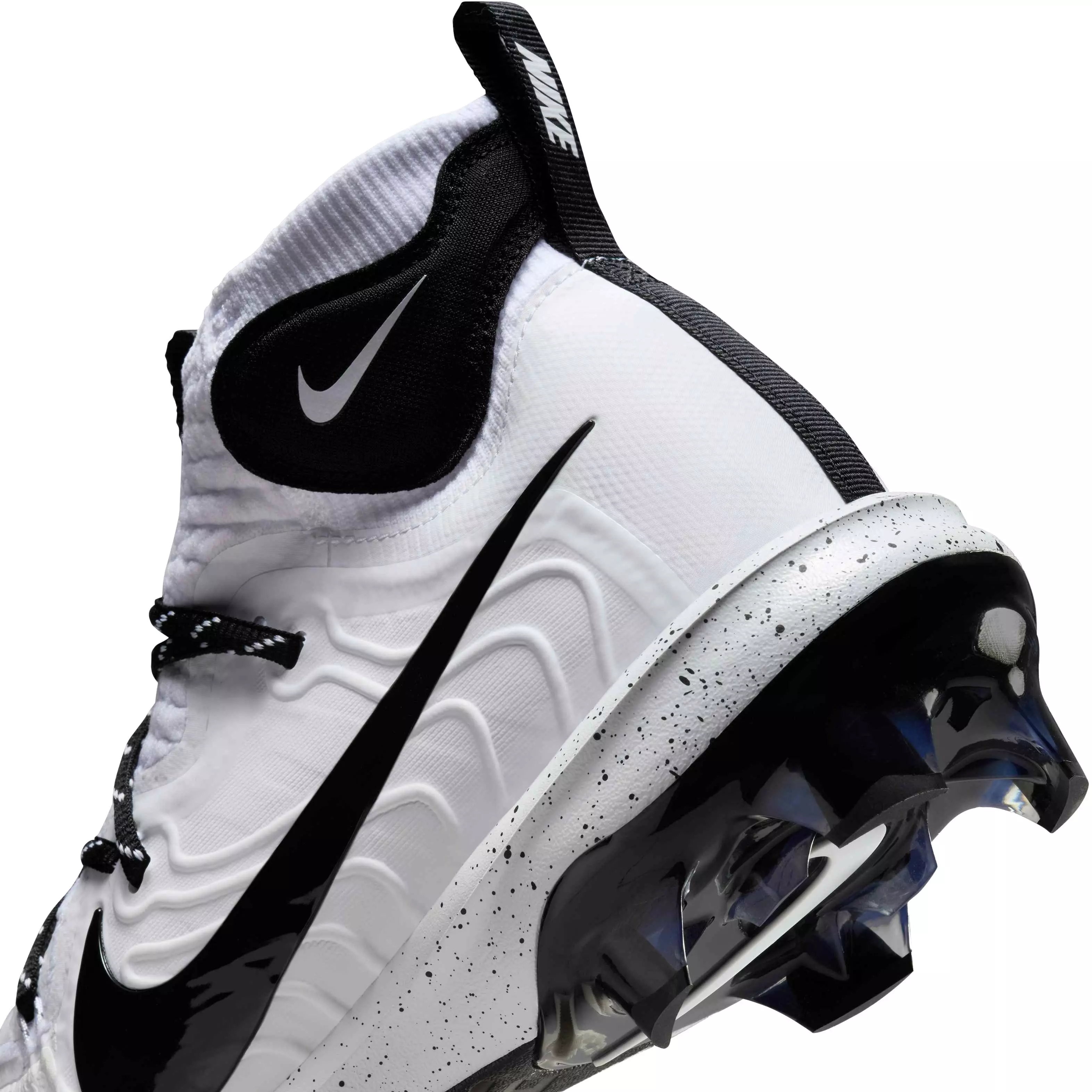 Nike Alpha Huarache NXT MCS "White/Black" Men's Baseball Cleat - WHITE/BLACK