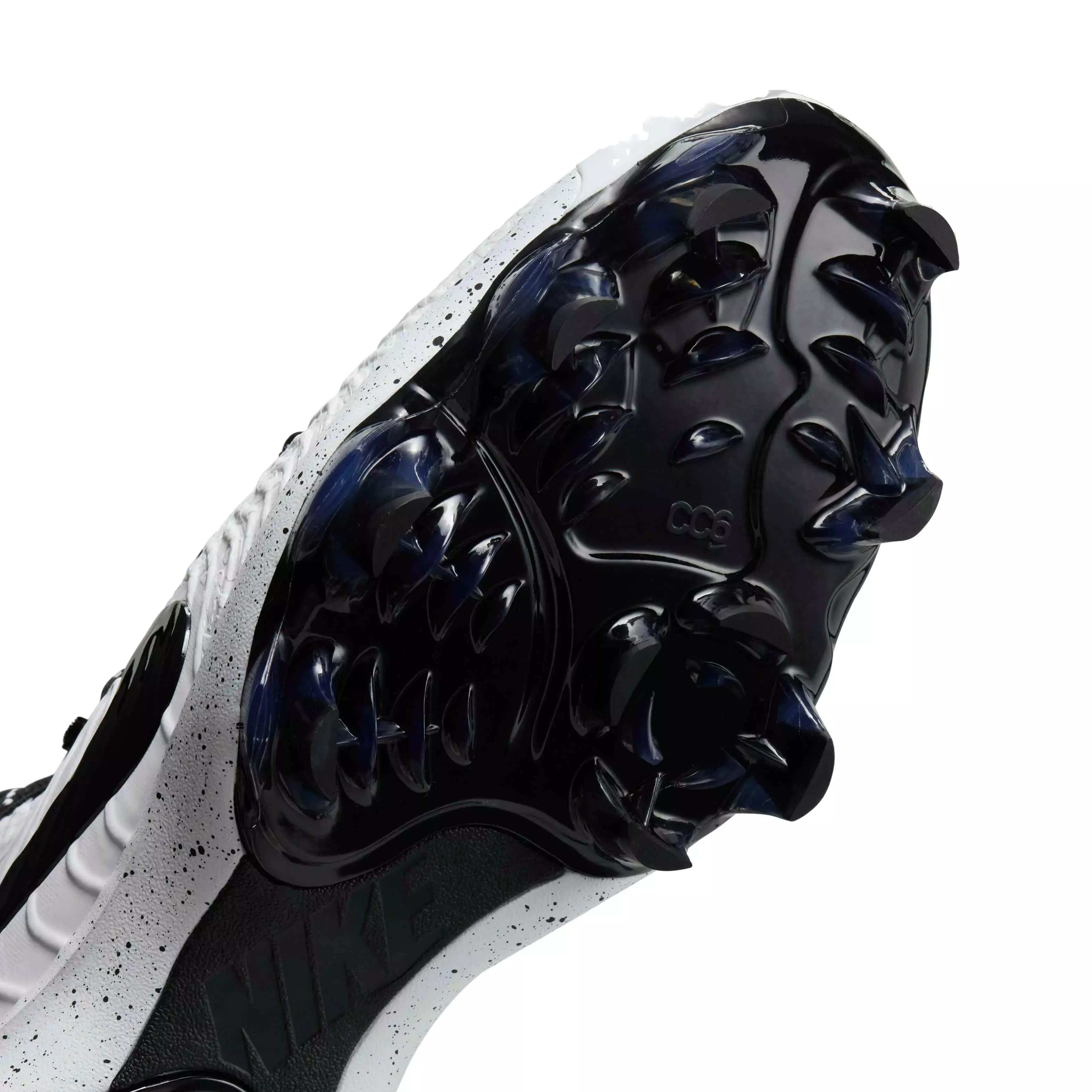 Nike Alpha Huarache NXT MCS "White/Black" Men's Baseball Cleat - WHITE/BLACK